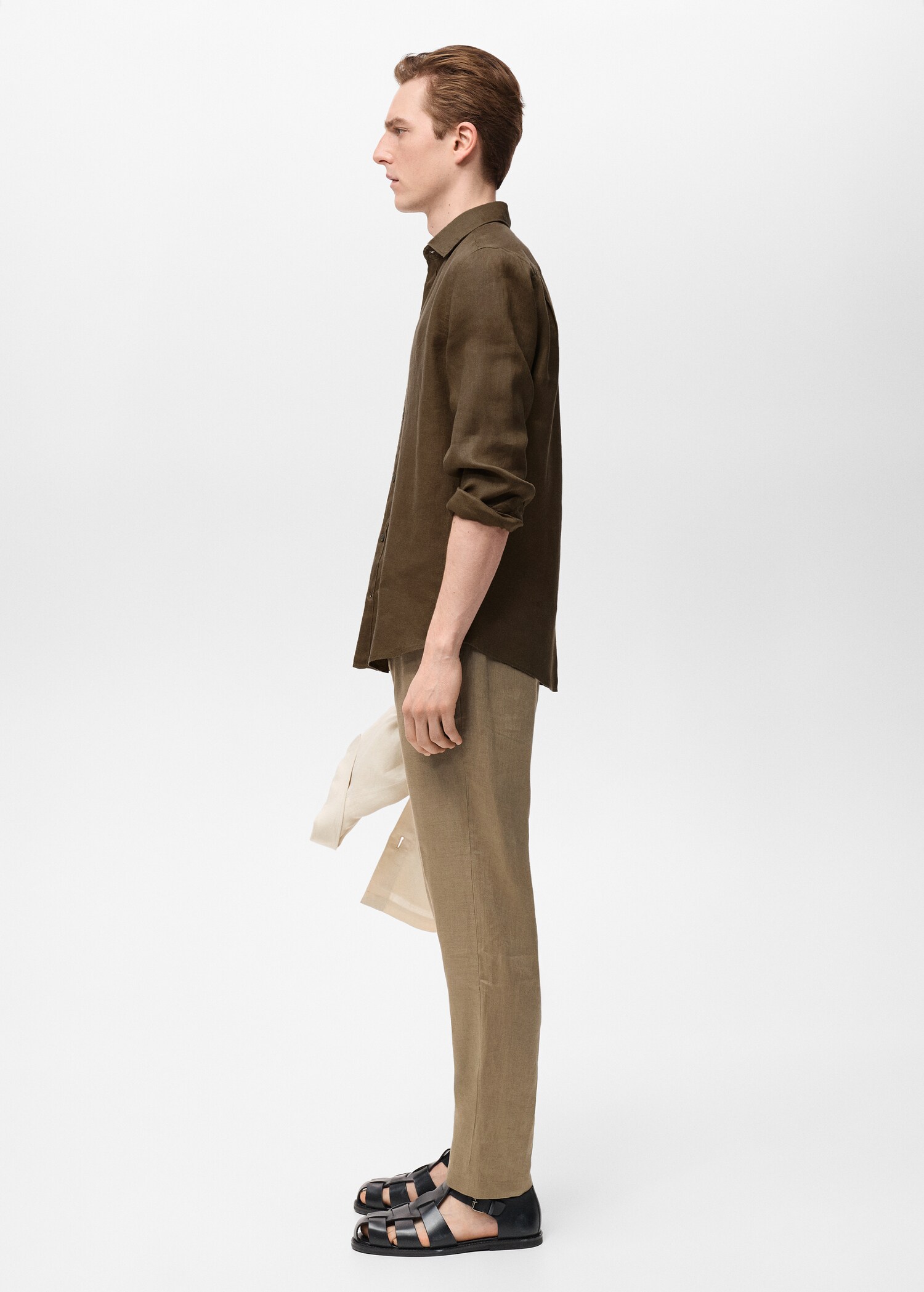 Linen 100% shirt - Details of the article 2