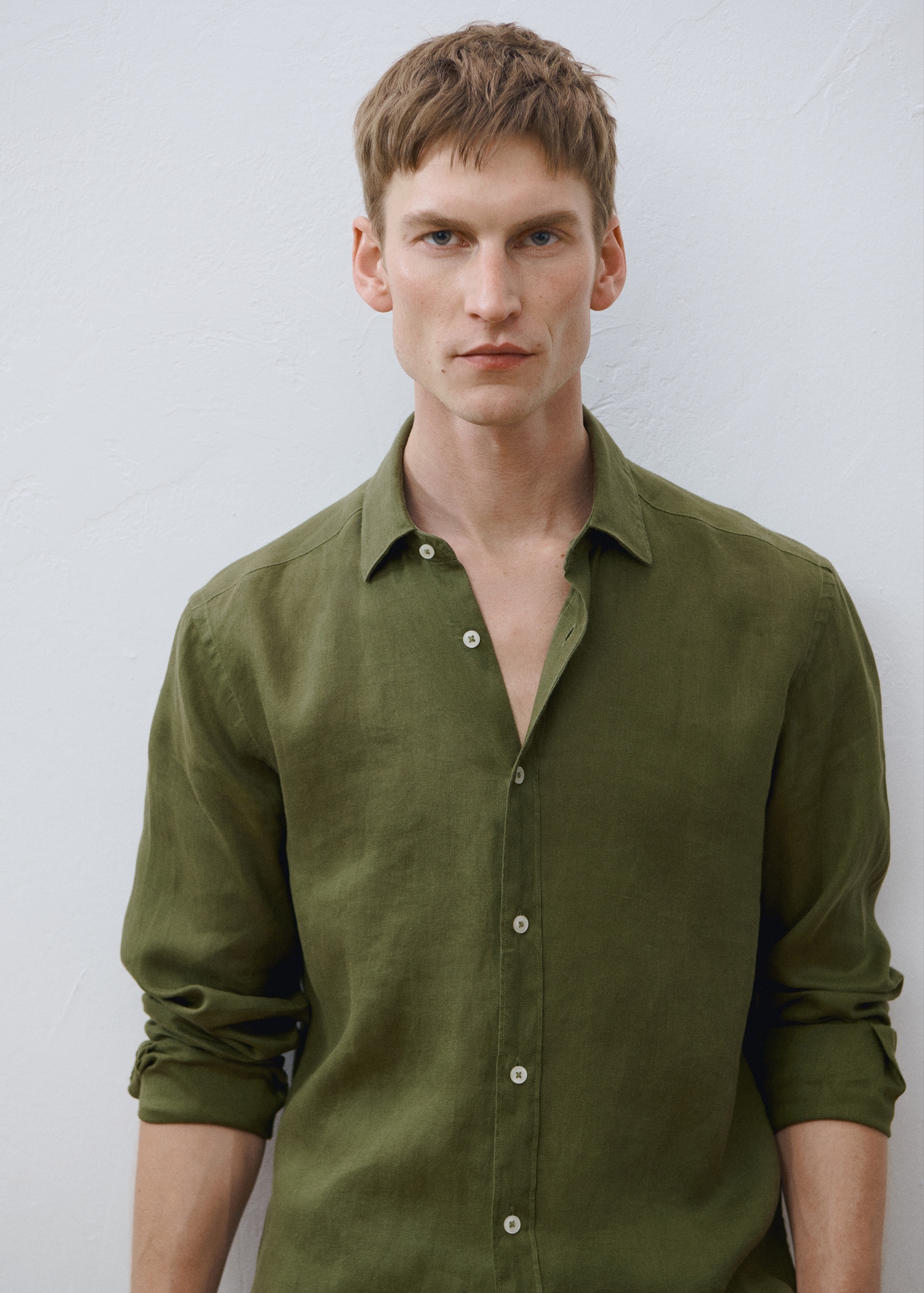 Linen 100% shirt - Details of the article 5