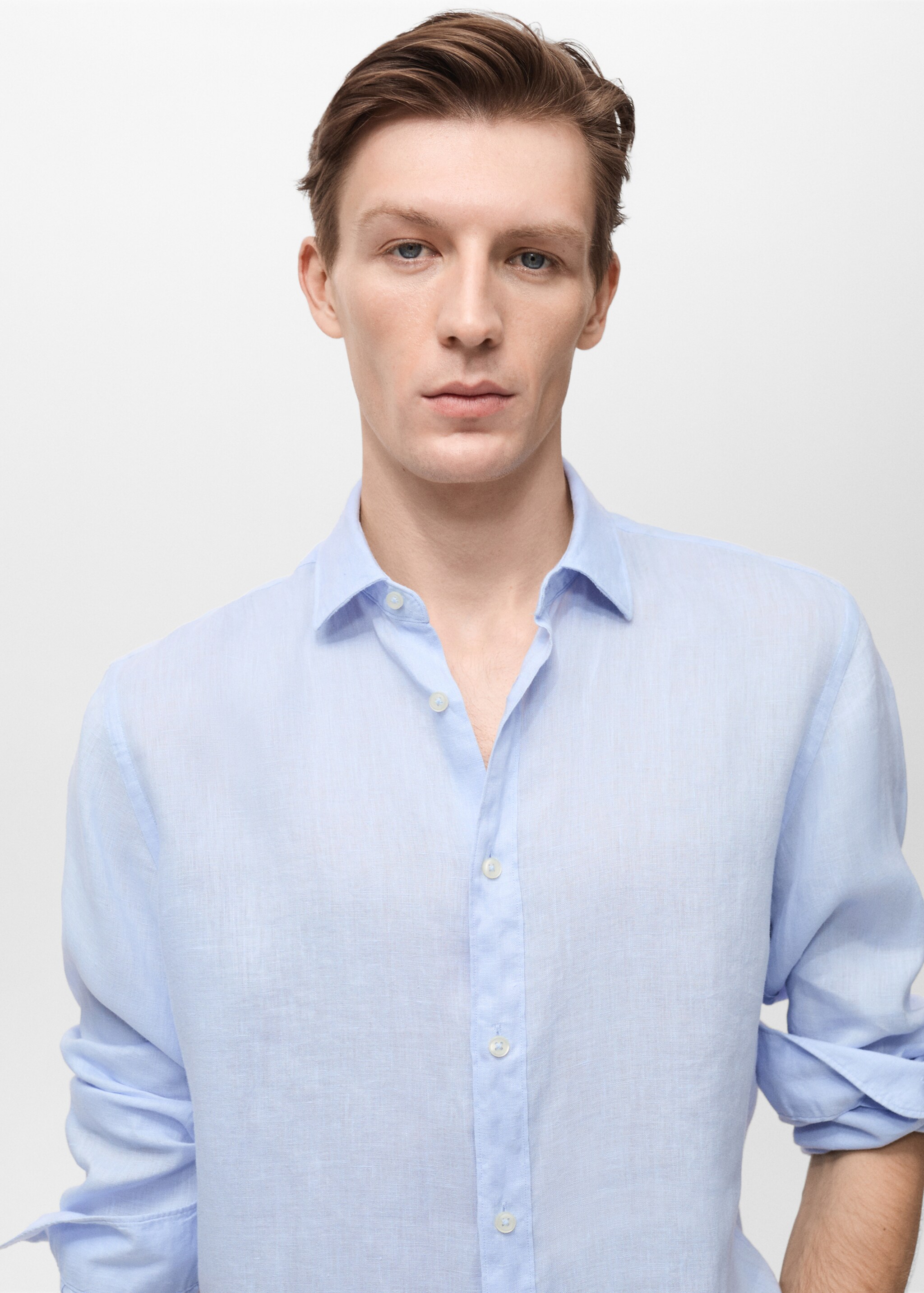 Linen 100% shirt - Details of the article 1