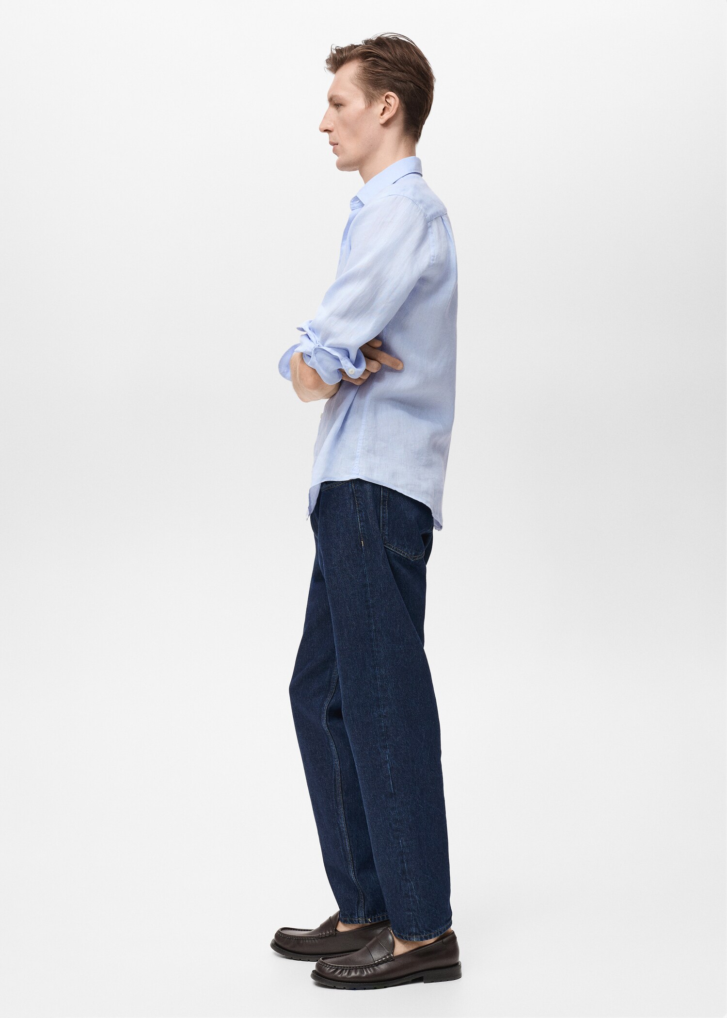 Linen 100% shirt - Details of the article 2