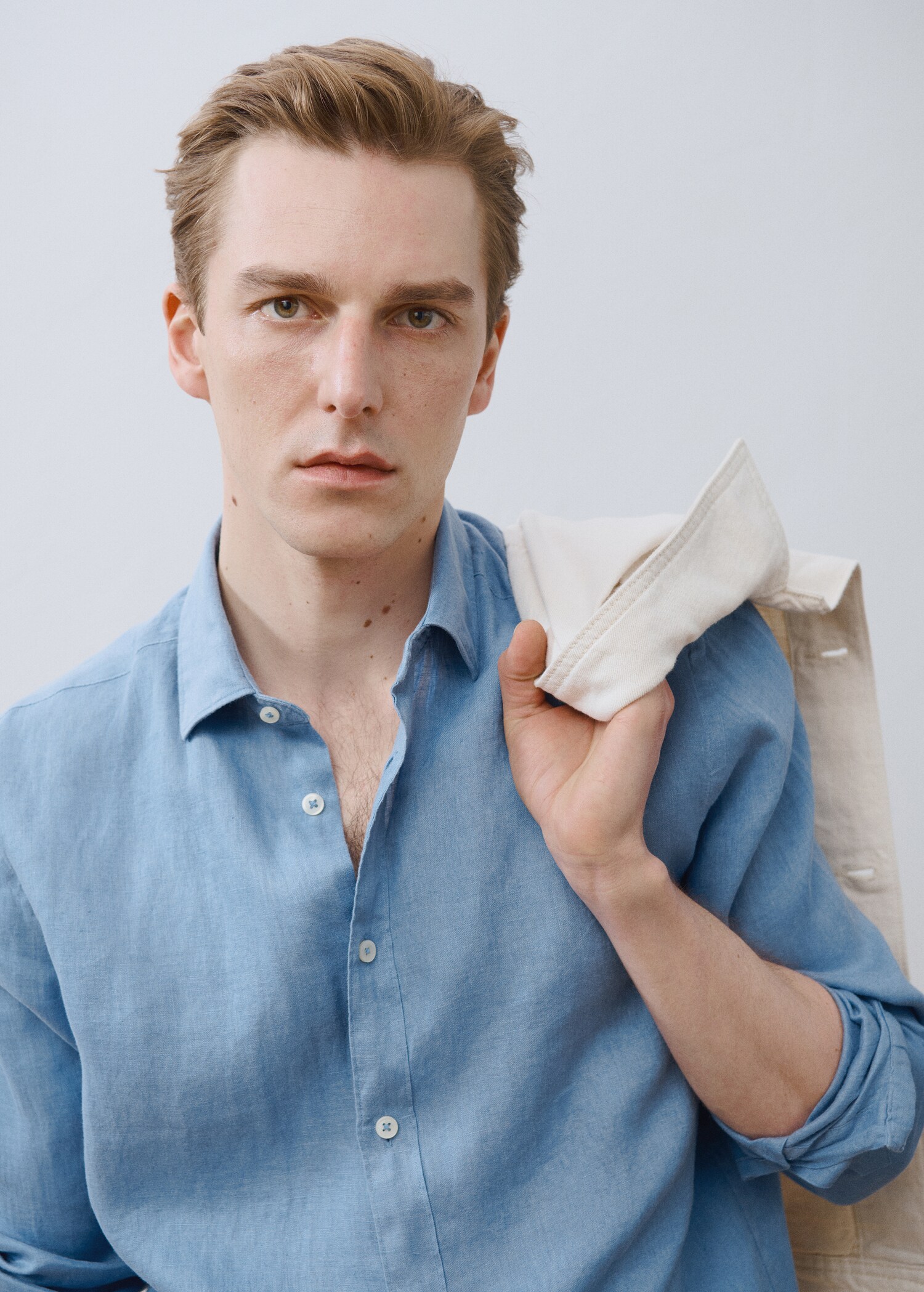 Linen 100% shirt - Details of the article 3