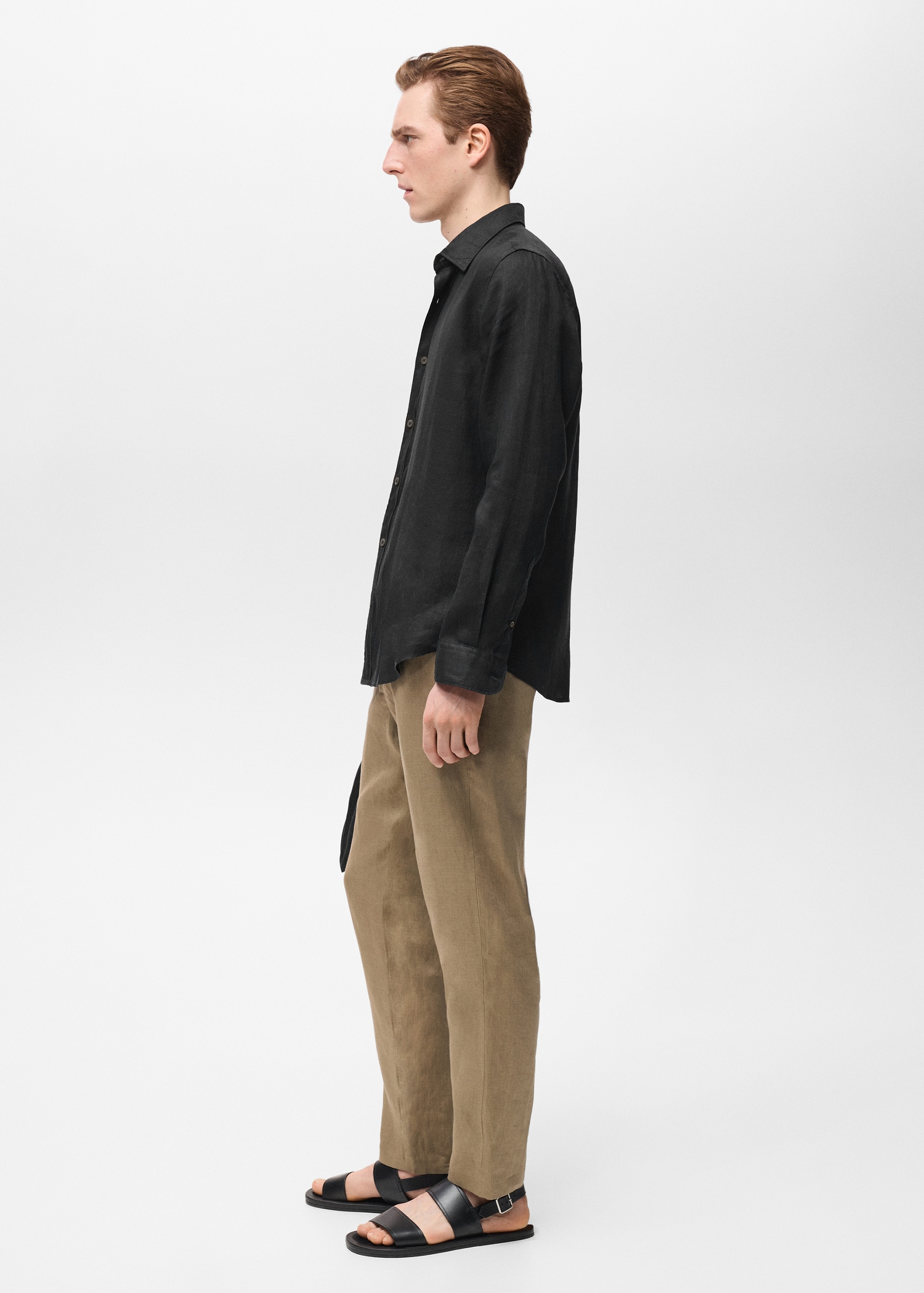 Linen 100% shirt - Details of the article 2