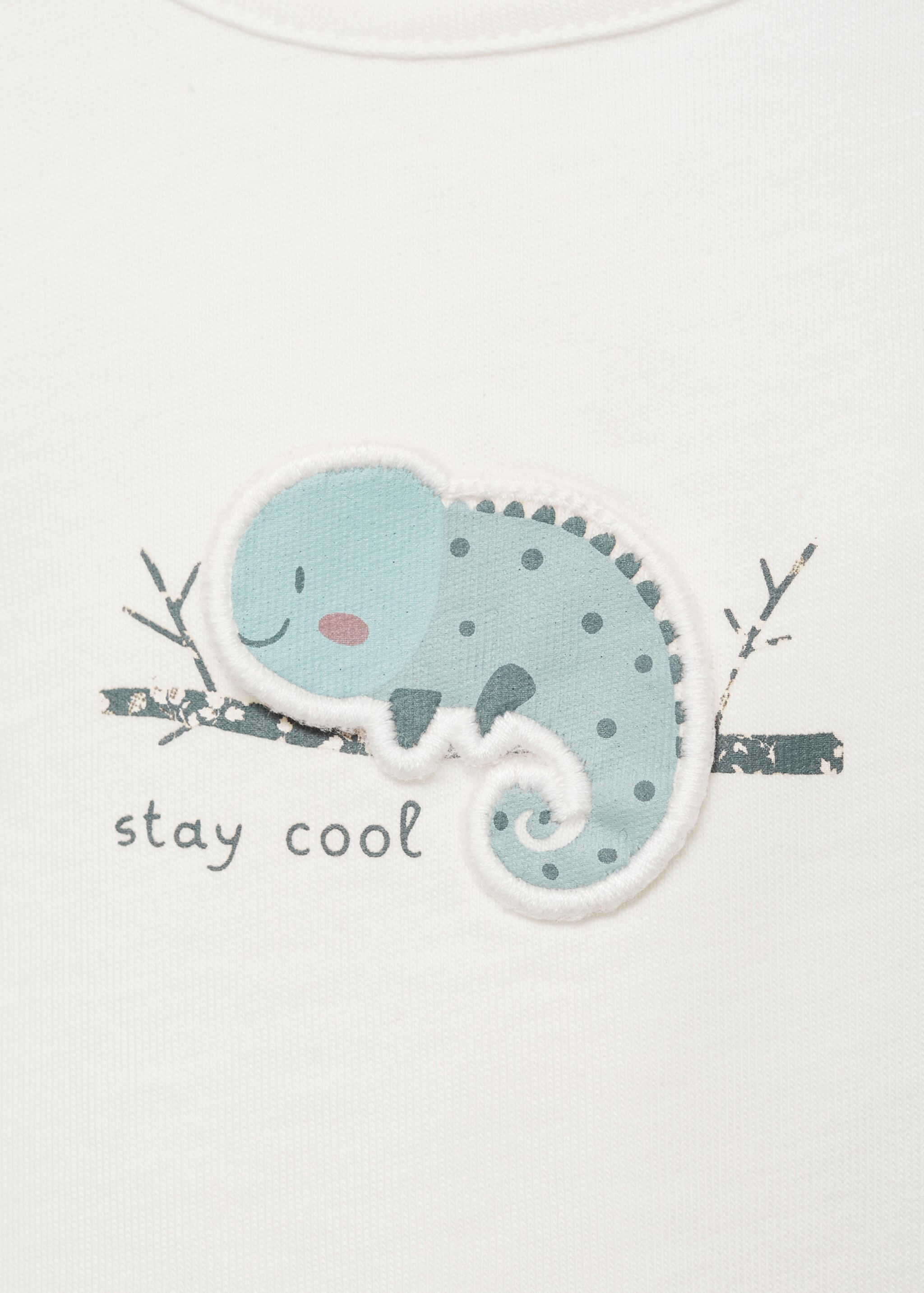 Camiseta algodón dibujo relieve - Detalle del artículo 0