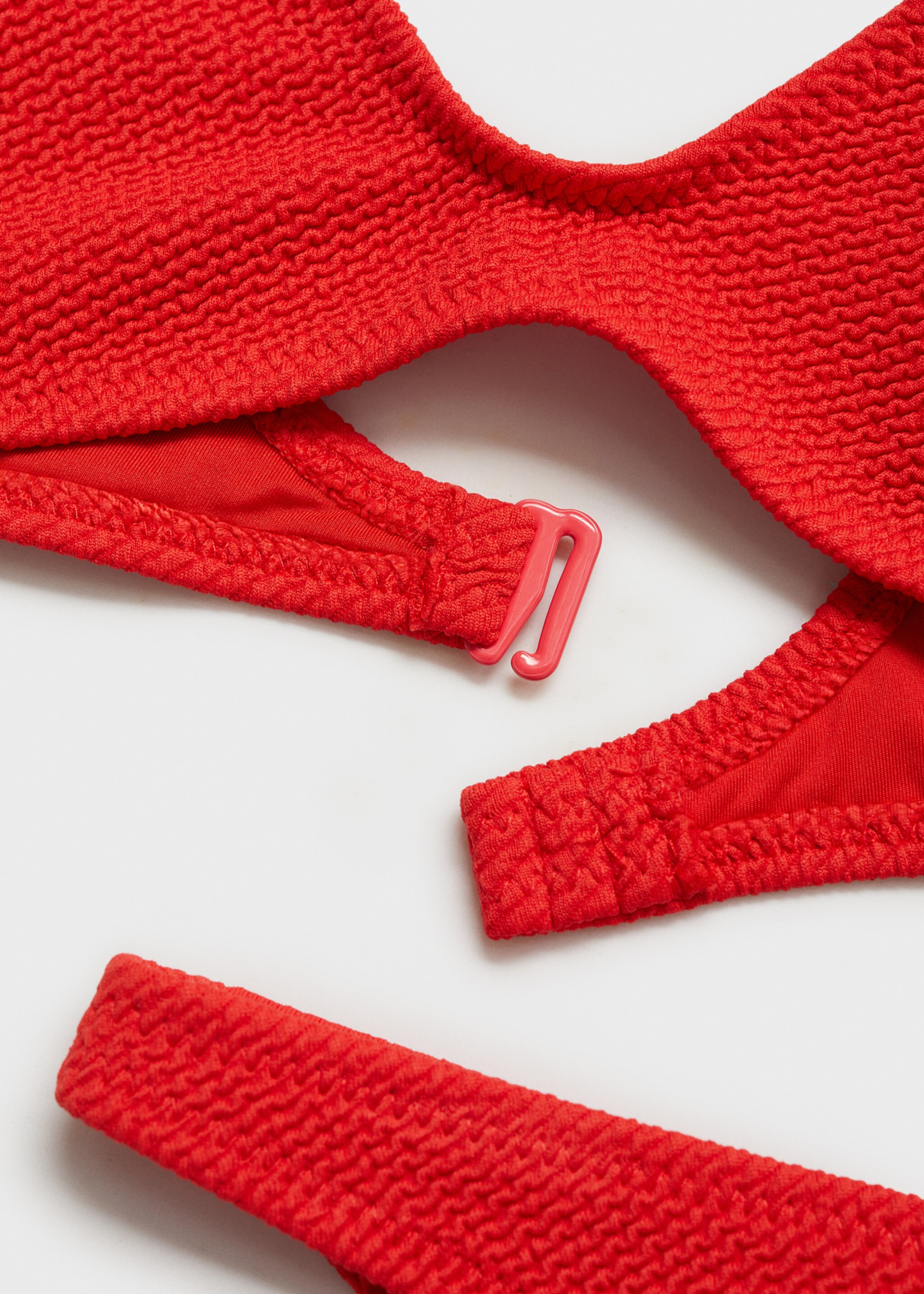 Textured bikini top - Details of the article 0