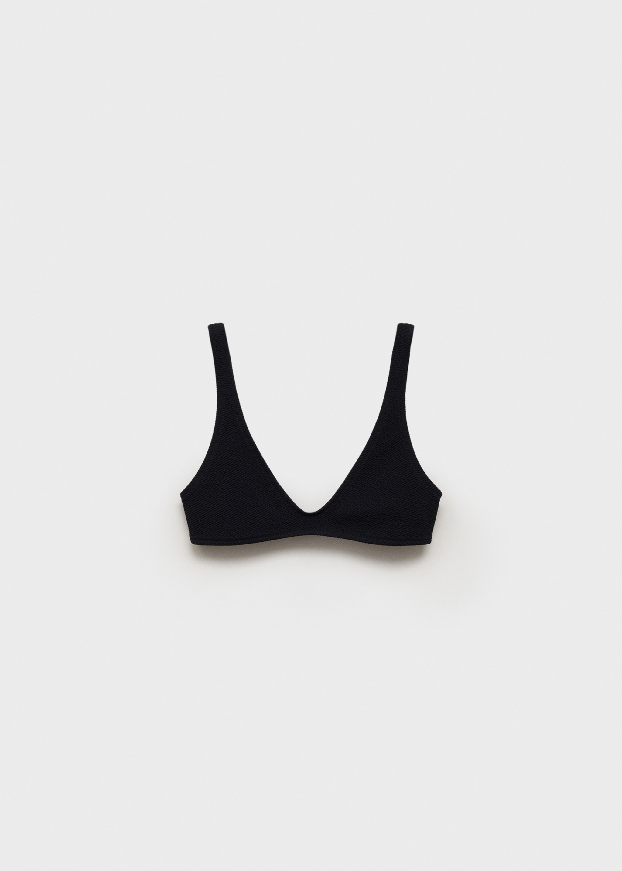 Textured bikini top - Article without model
