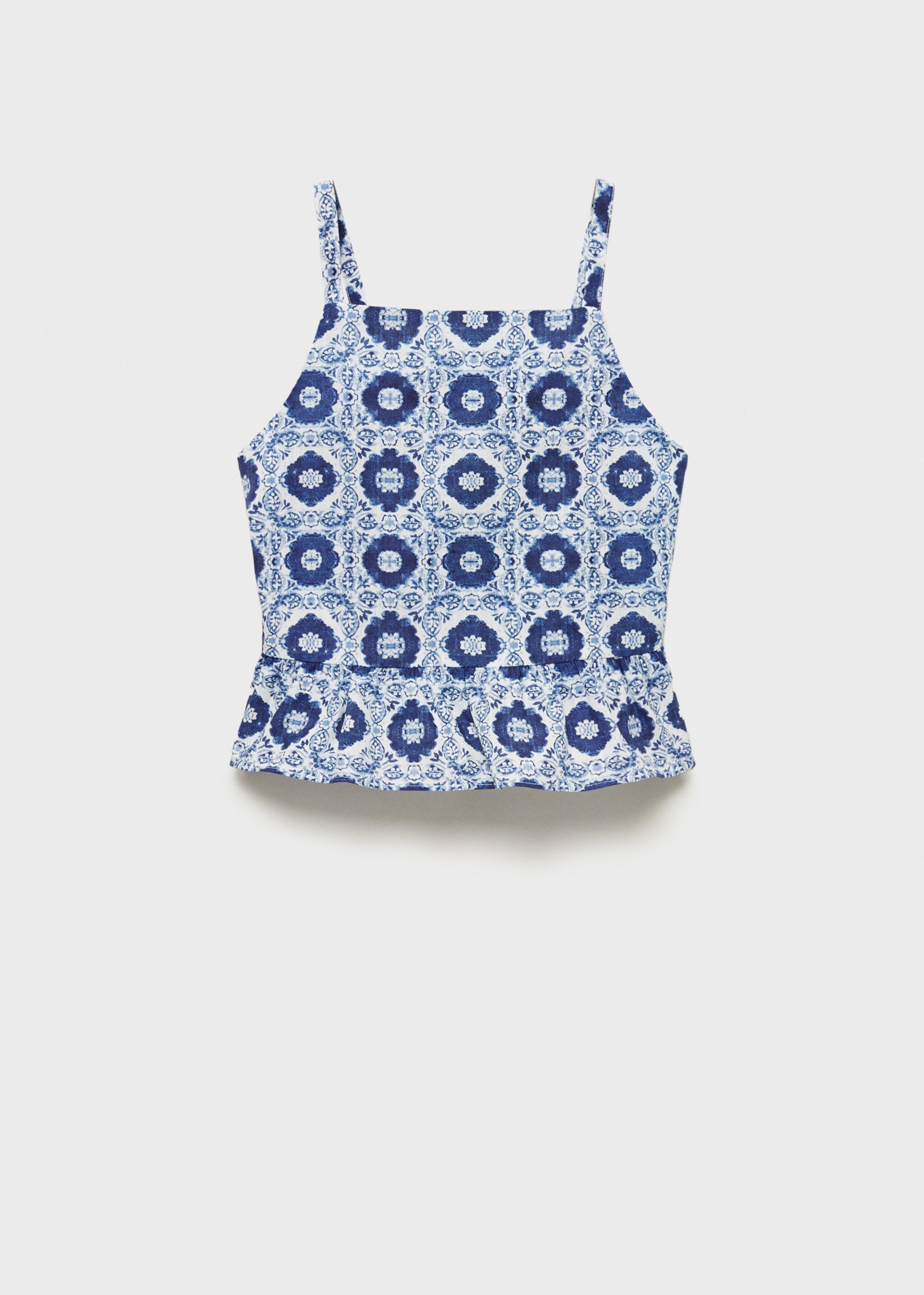 Blusa estampada com folho - Artigo sem modelo