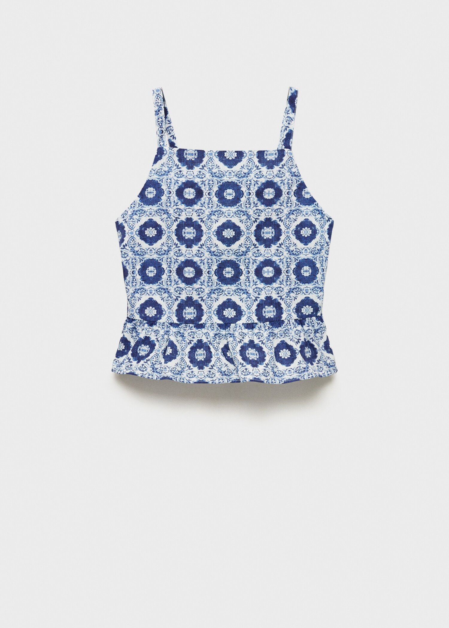 Blusa estampada volante - Artículo sin modelo