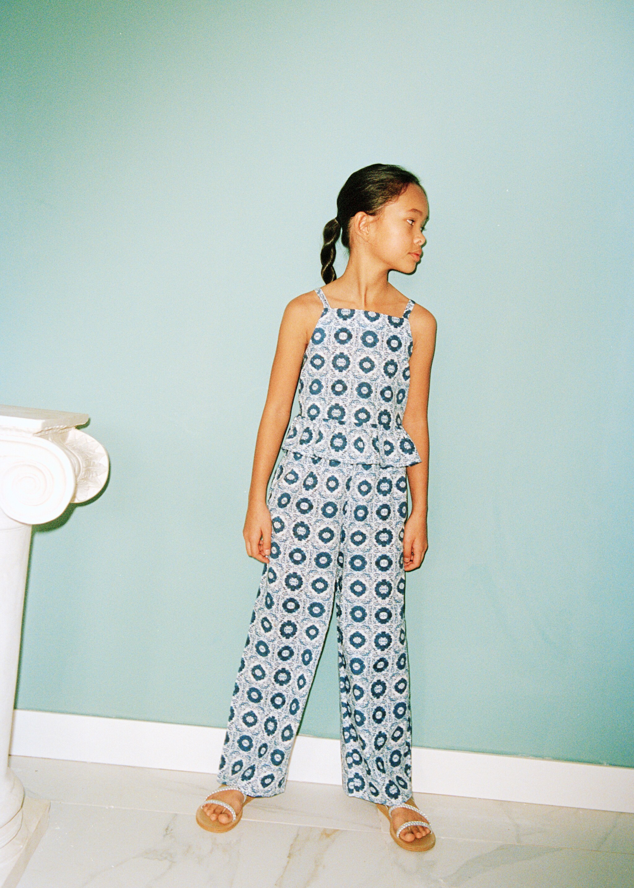 Blusa estampada com folho - Pormenor do artigo 6