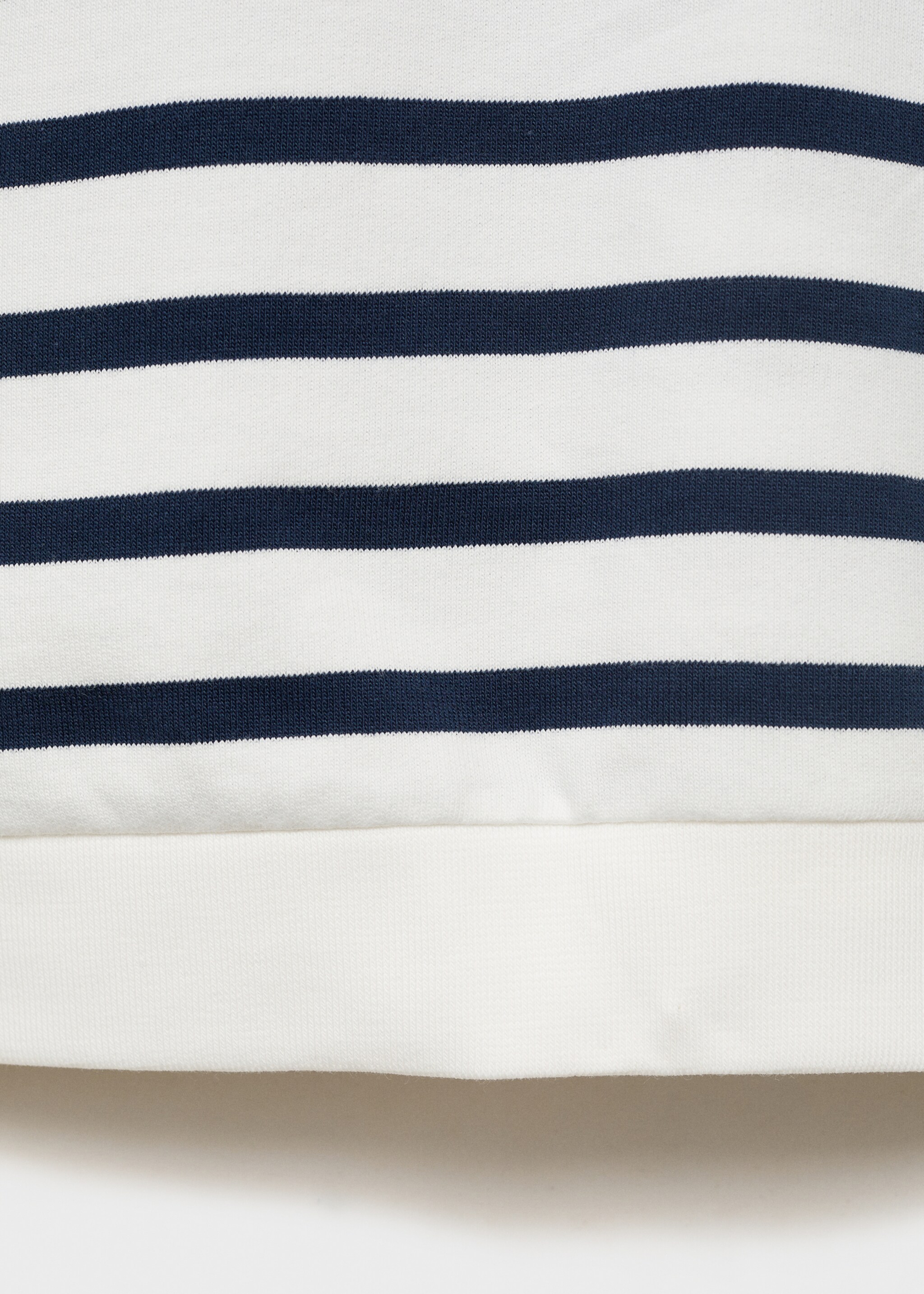 Gestreiftes Sweatshirt mit Text - Detail des Artikels 0