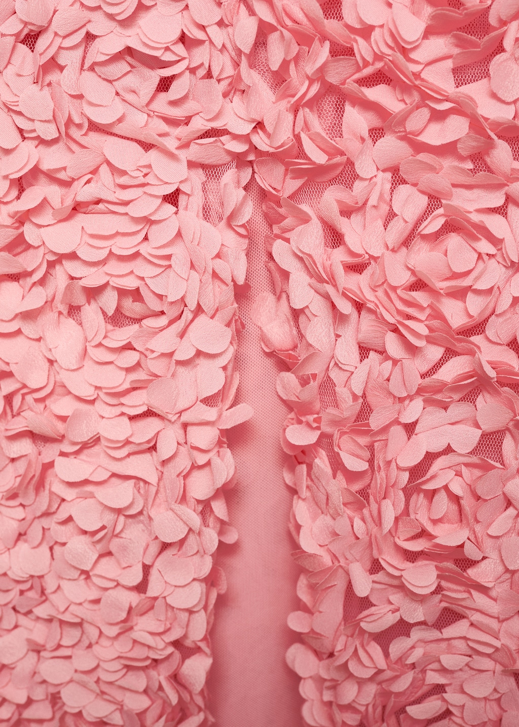 Tulle dress with embroidered flower