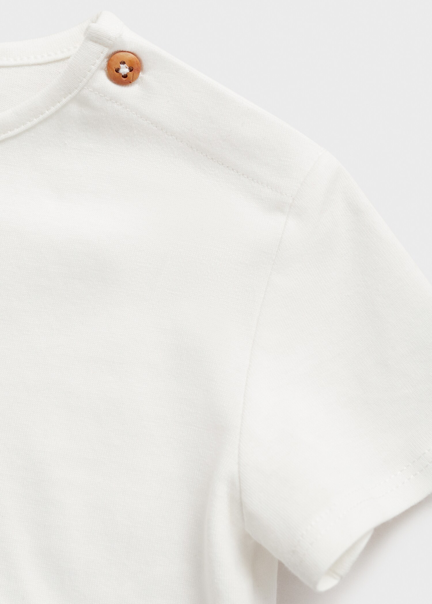 T-Shirt Baumwolle mit Reliefmuster - Detail des Artikels 0
