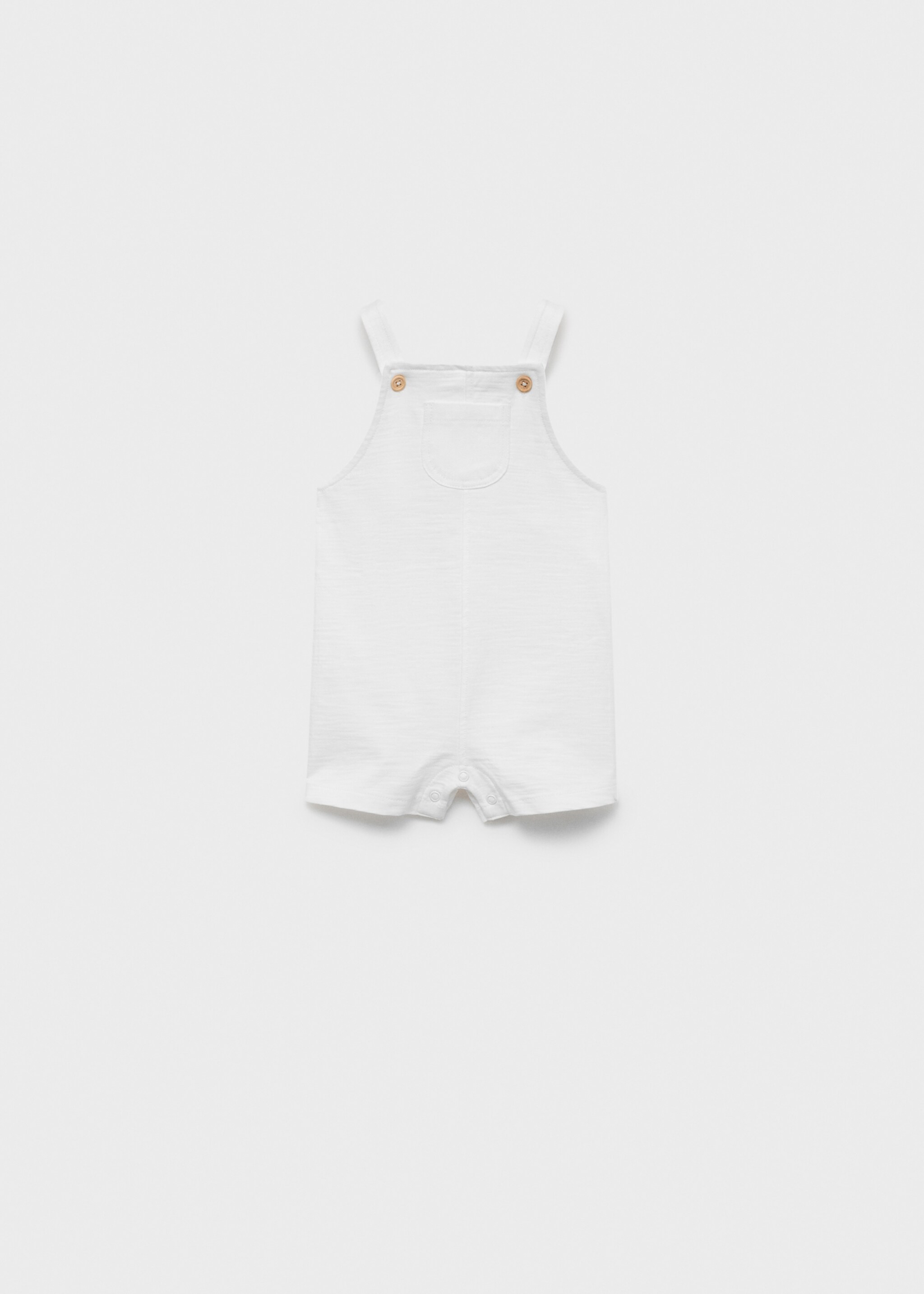 Short cotton dungarees - Article without model