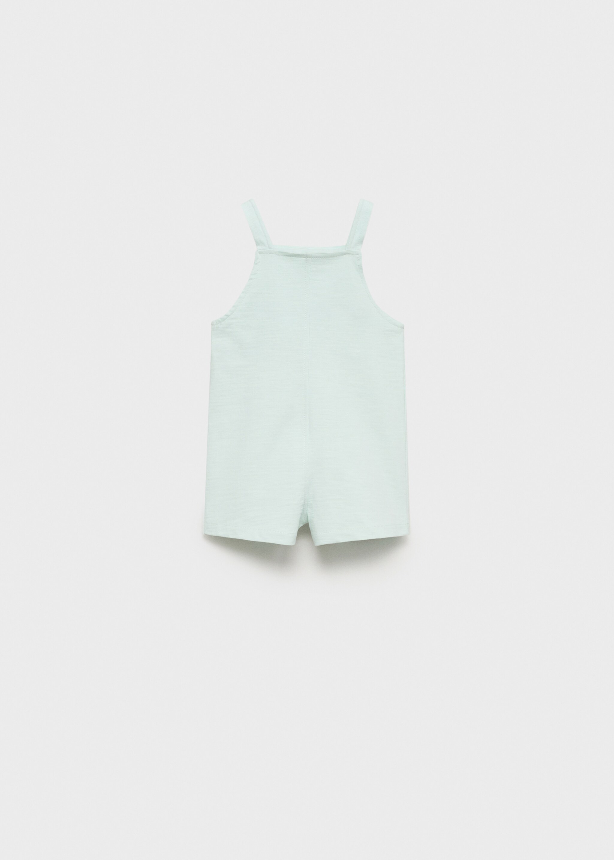 Short cotton dungarees - Reverse of the article
