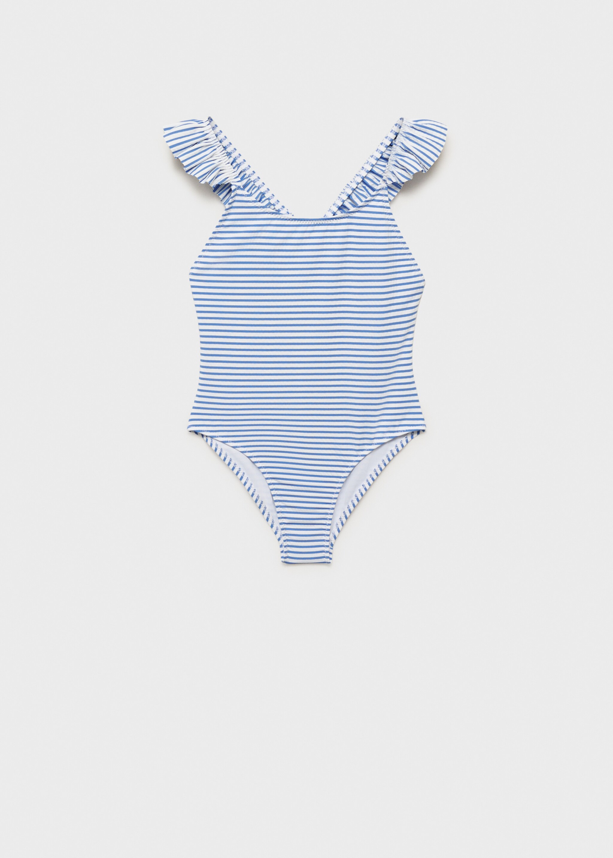 Striped swimsuit with cross-back straps - Article without model