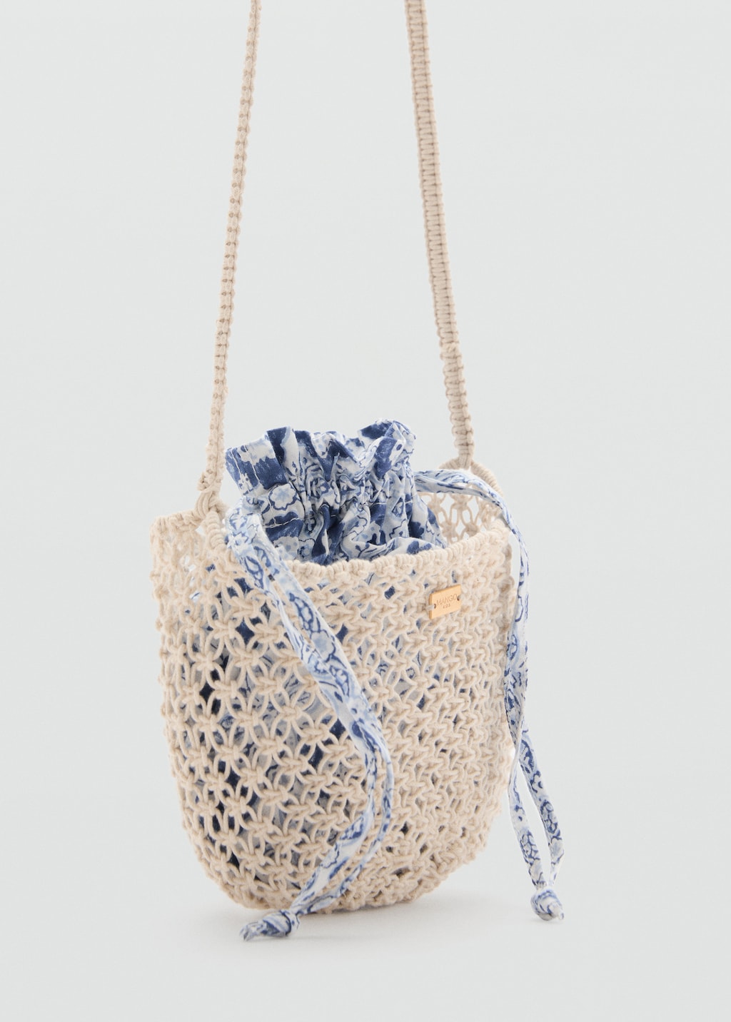 Macramé sack bag - Kids | MANGO Albania