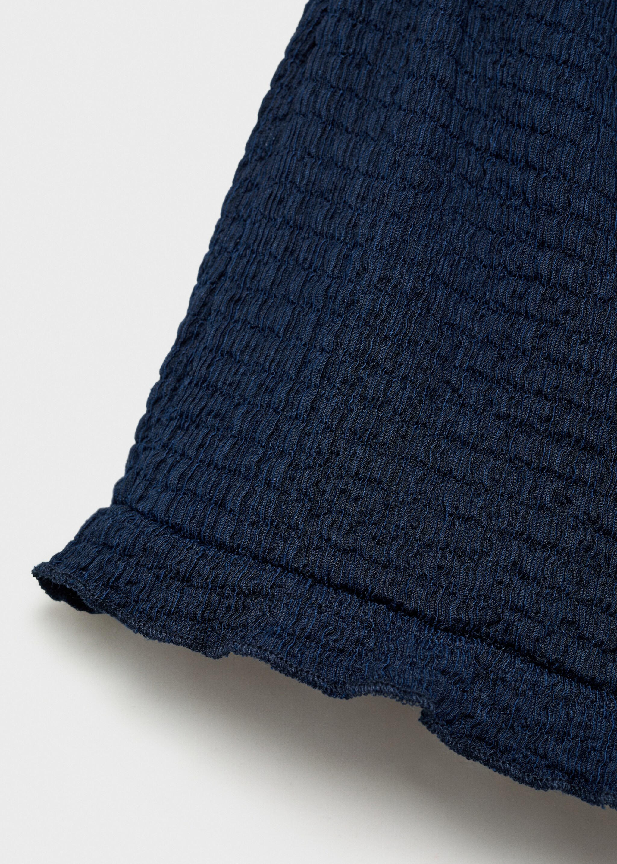 Ruffled textured shorts - Details of the article 0