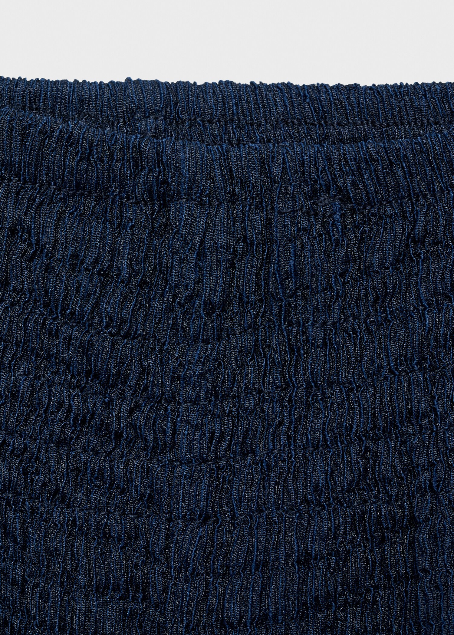Ruffled textured shorts - Details of the article 8