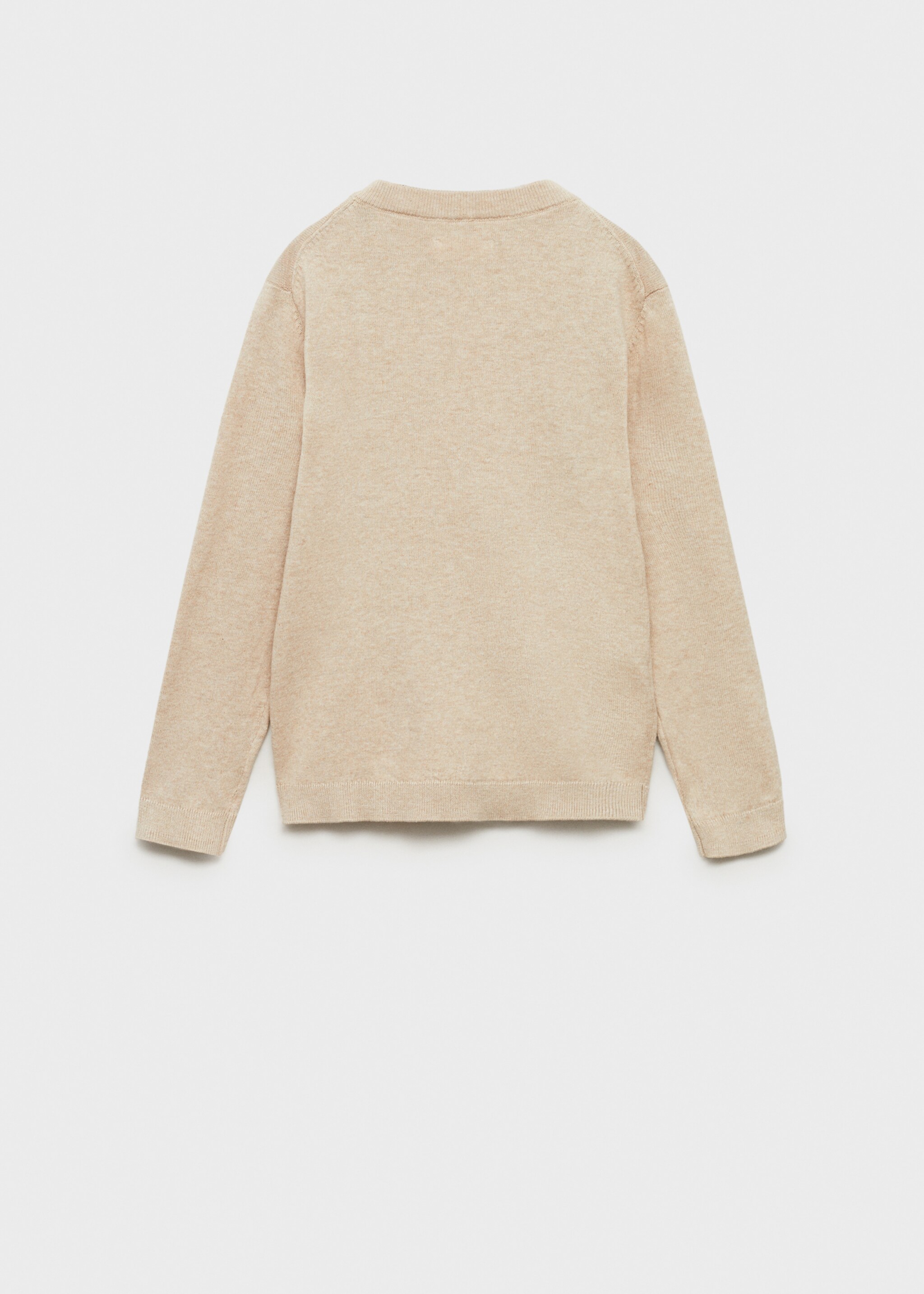 Flecked cotton-blend sweater - Reverse of the article