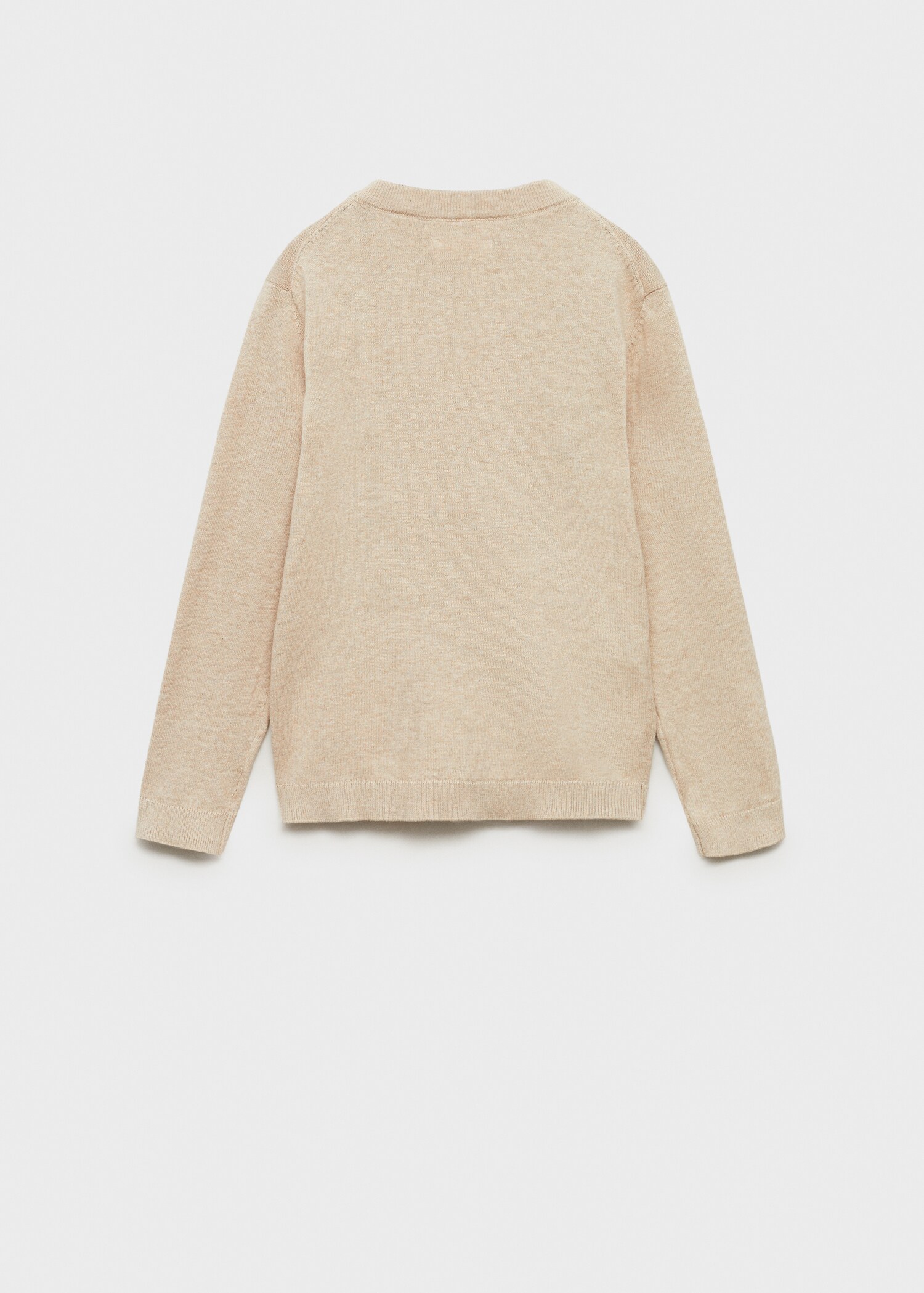 Flecked cotton-blend sweater - Reverse of the article