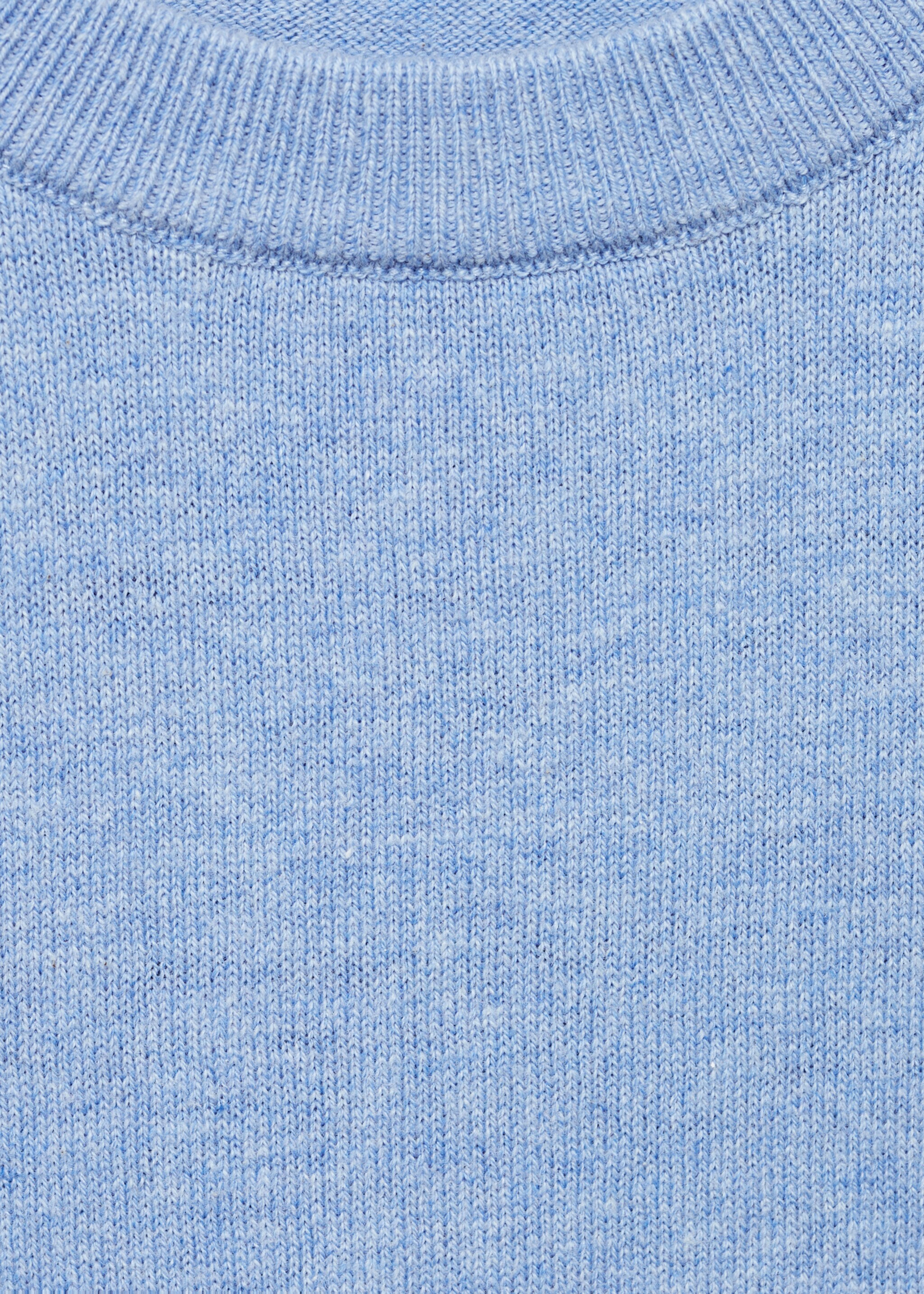 Flecked cotton-blend sweater - Details of the article 8