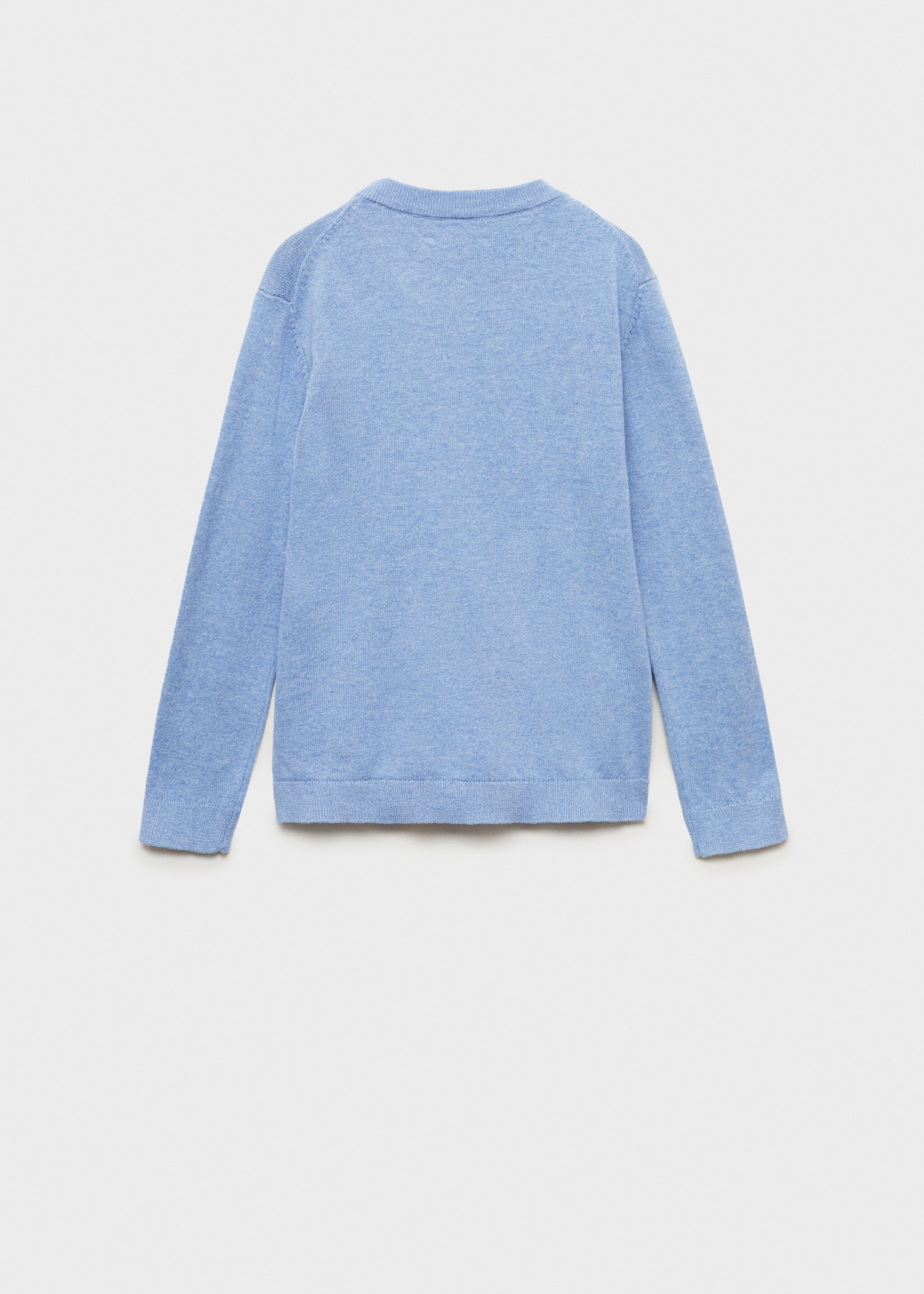Flecked cotton-blend sweater - Reverse of the article