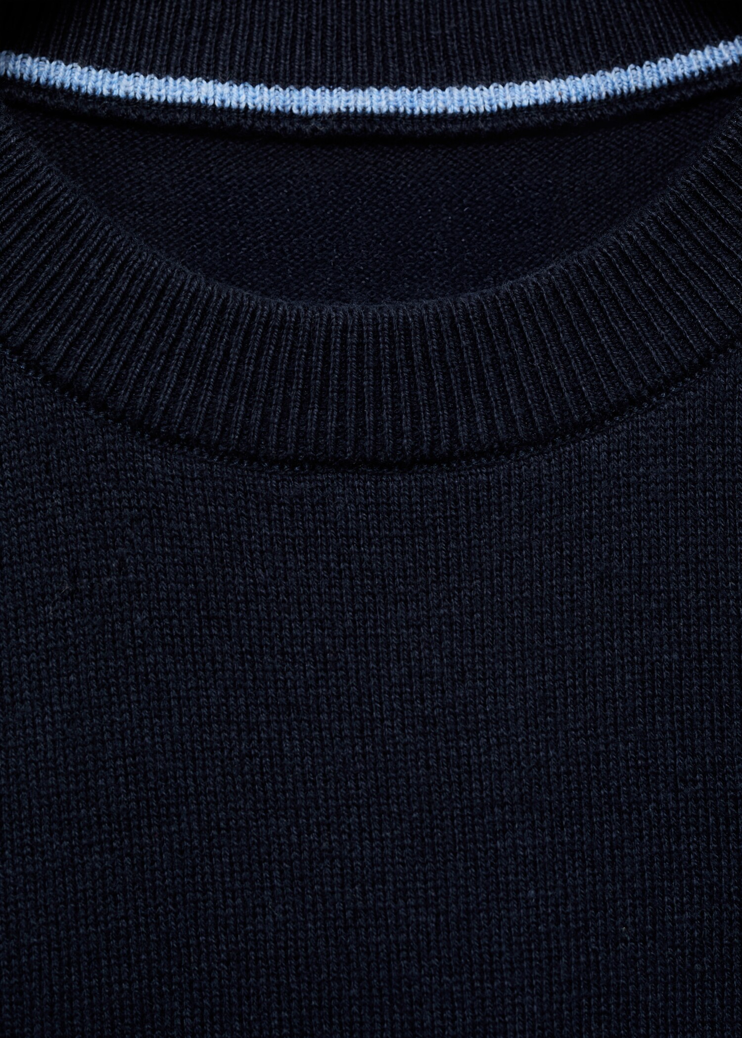 Melierter Baumwollpullover - Detail des Artikels 8