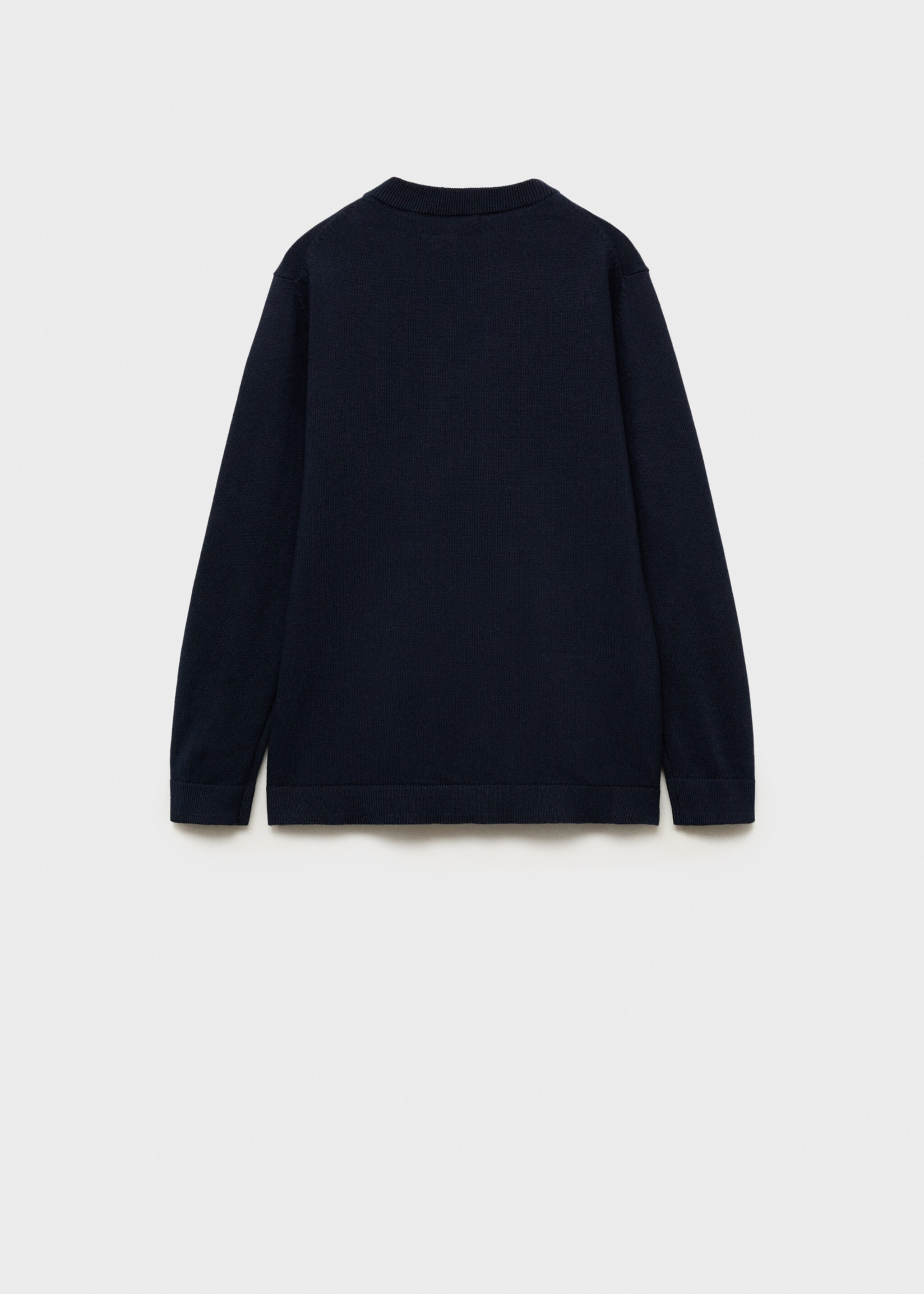 Flecked cotton-blend sweater - Reverse of the article