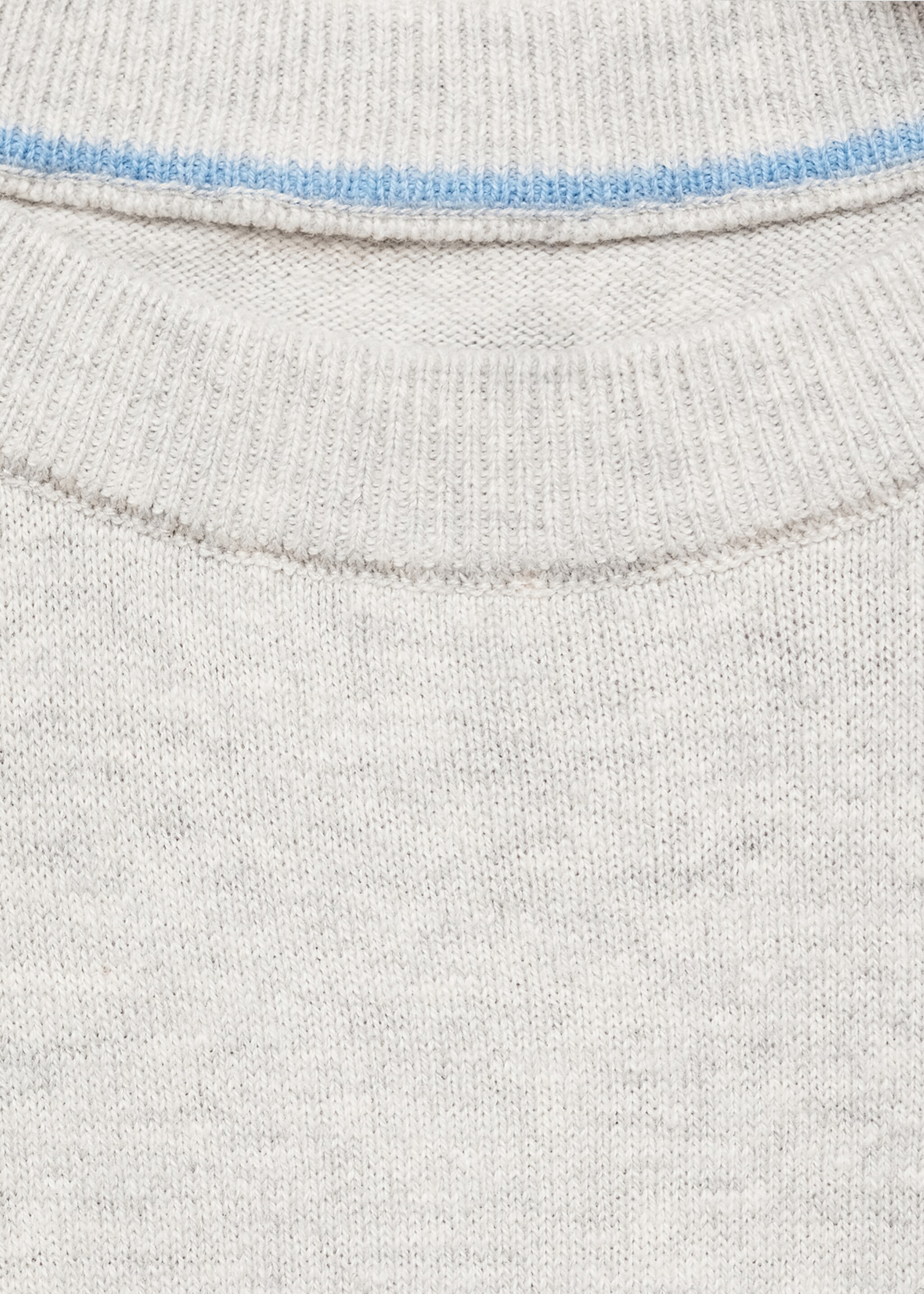 Flecked cotton-blend sweater - Details of the article 0