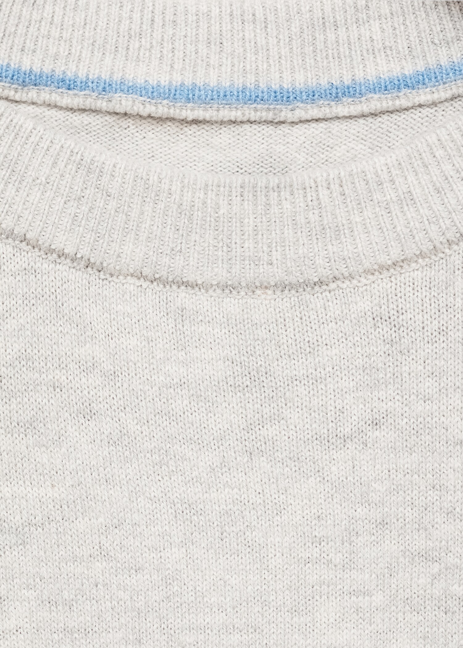 Flecked cotton-blend sweater - Details of the article 0