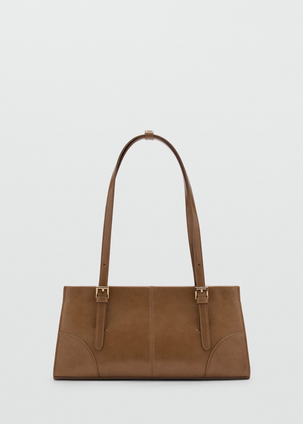 Shoulder bag with buckles