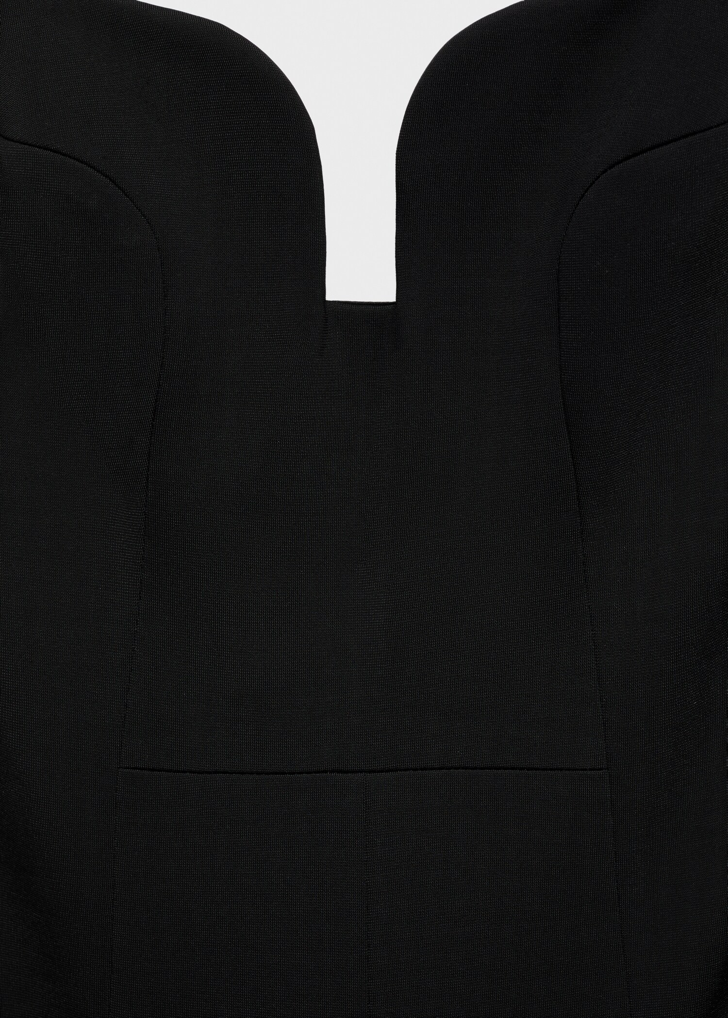 Structured fitted jumpsuit with sweetheart neckline - Details of the article 8