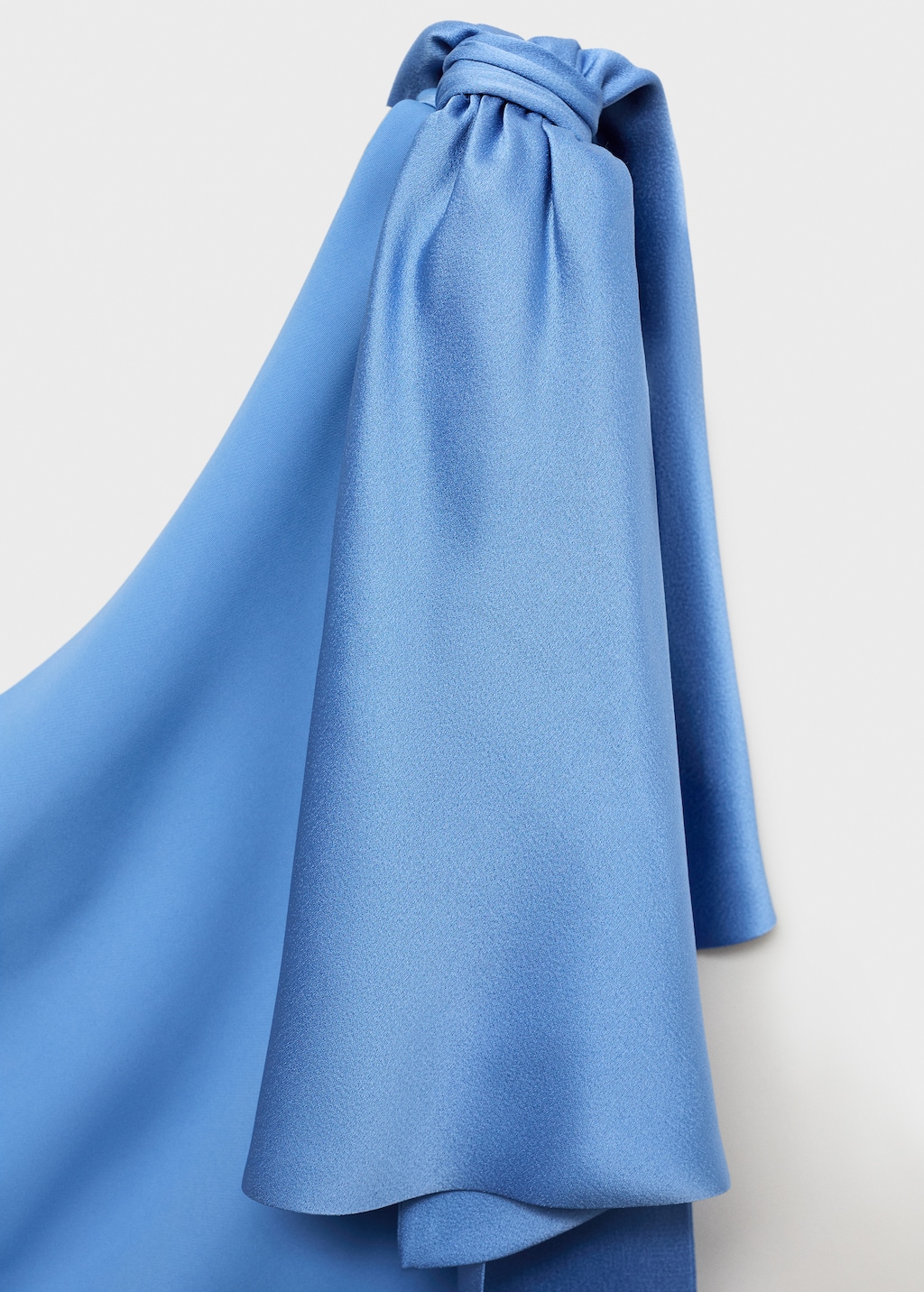 Draped satin dress with bow detail - Women | MANGO USA Draped satin dress with bow detail - Women | MANGO USA