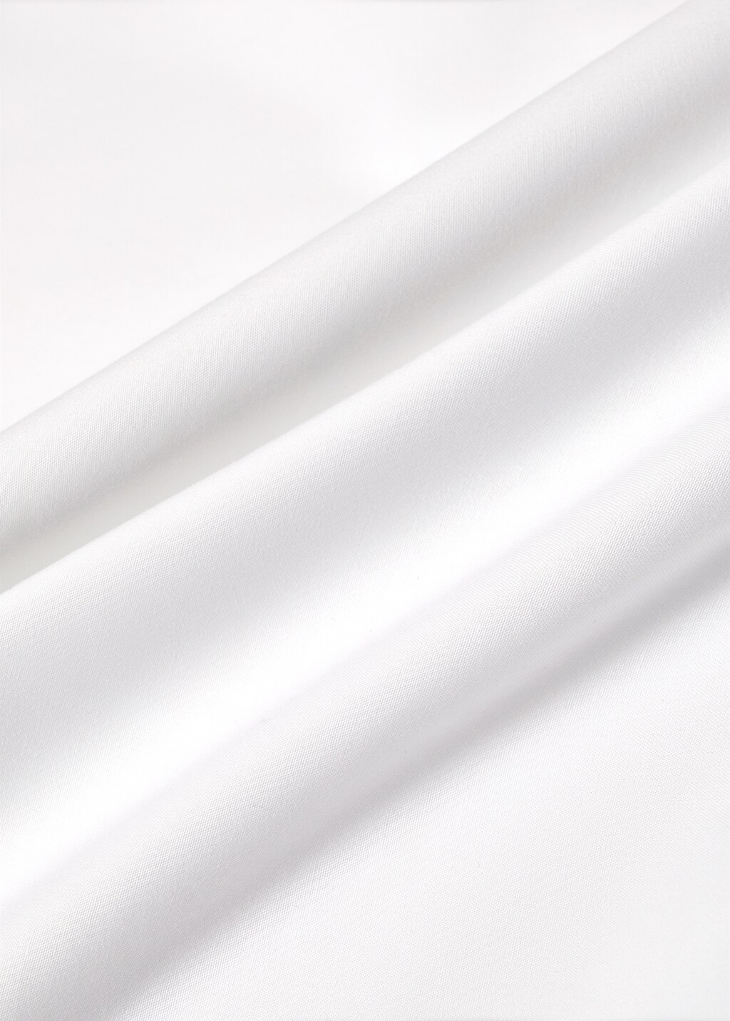 Cotton percale embroidered-flower top sheet for crib