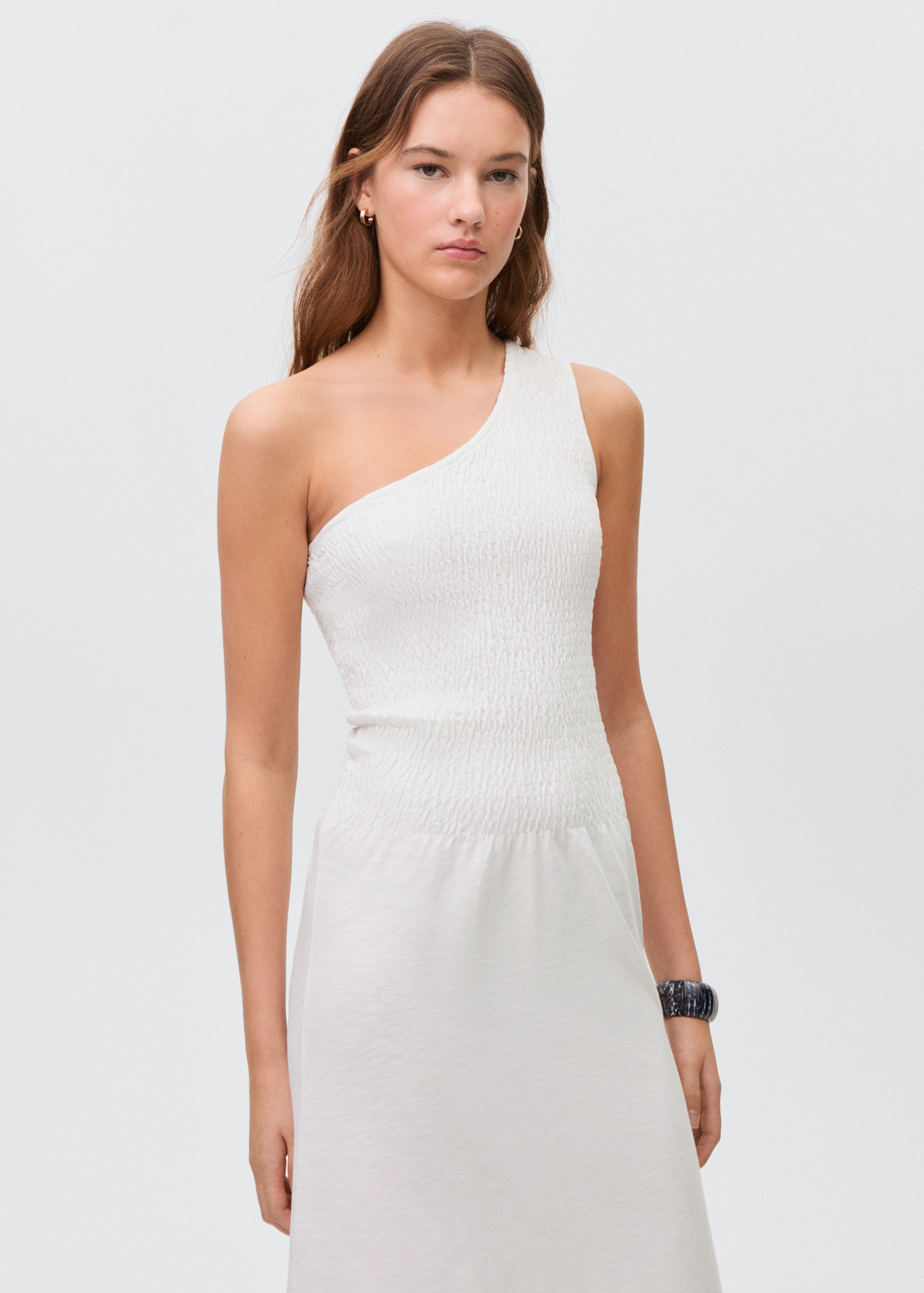 Vestido Blanco Mango Vestido Flores Corto Moda Vestido Blanco