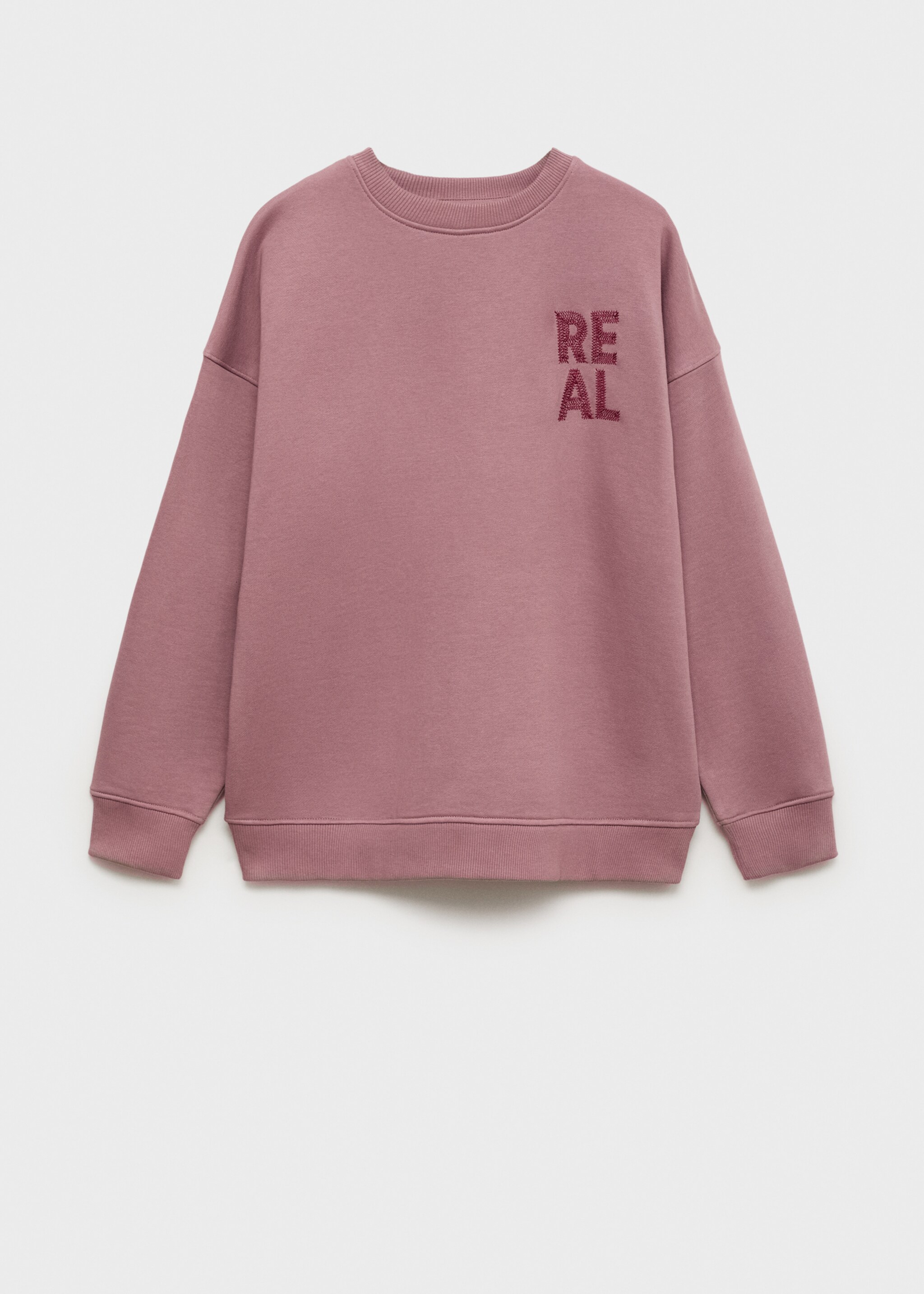 Sudadera mensaje bordado - Artículo sin modelo