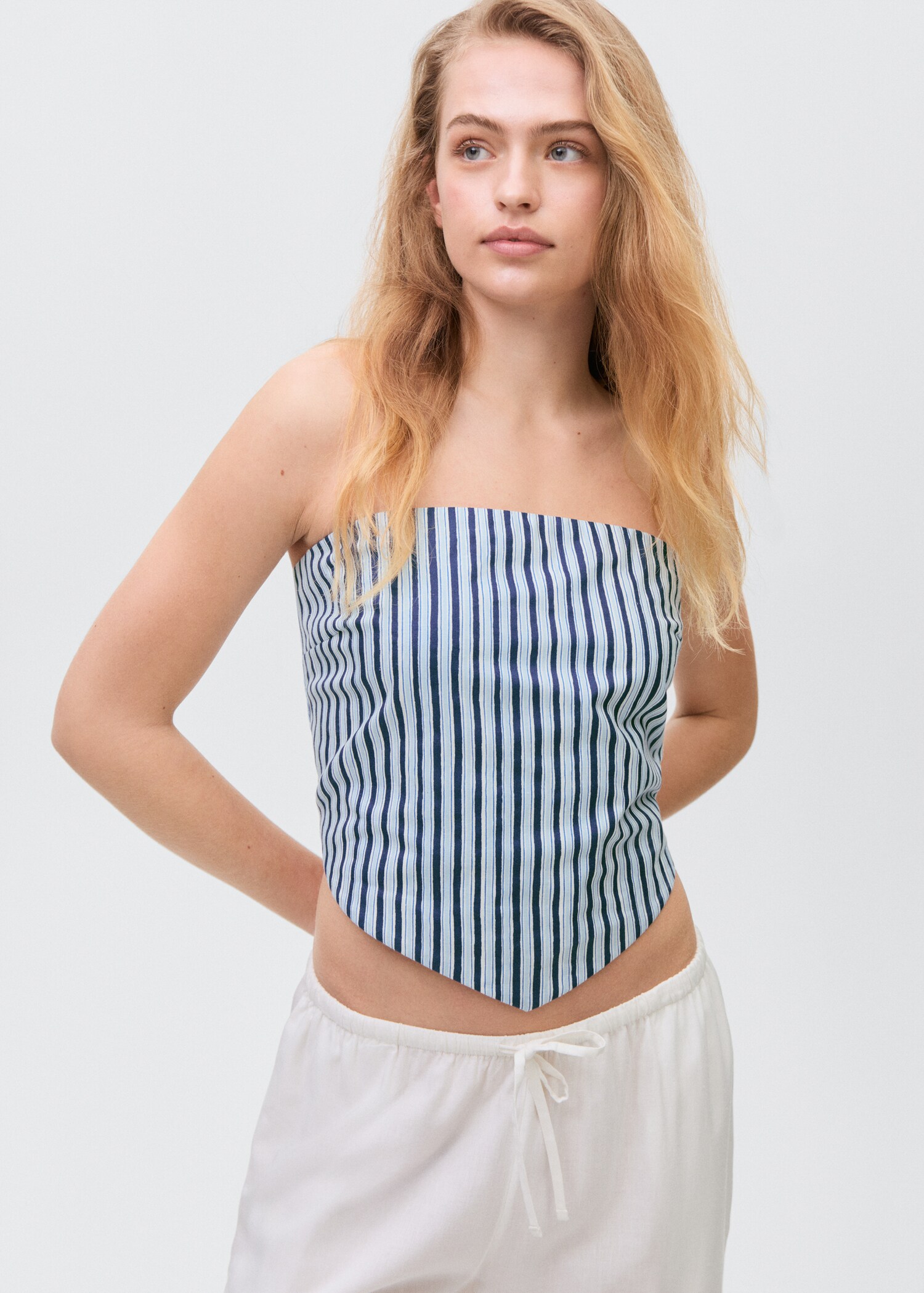 V-neck bandana top - Medium plane