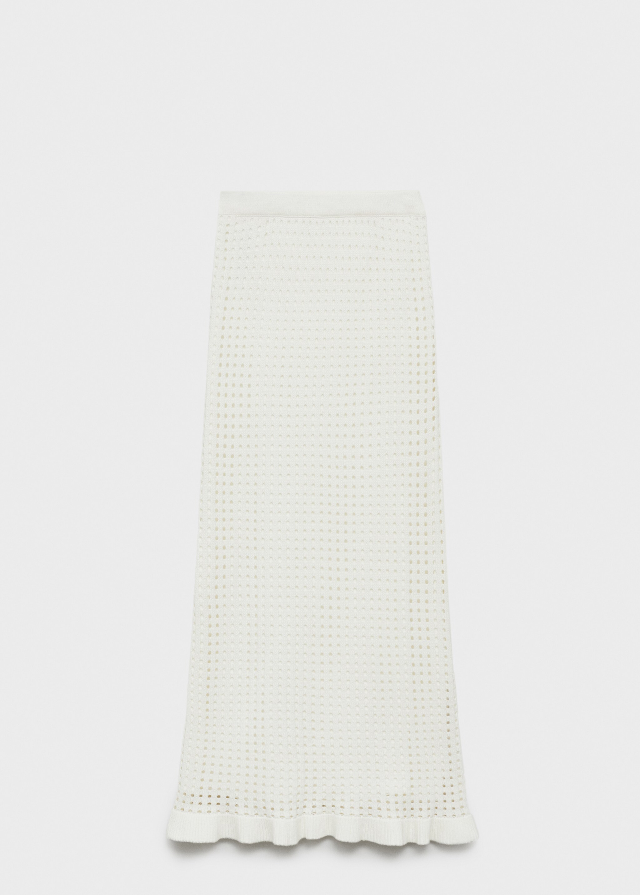 Long knitted skirt - Article without model