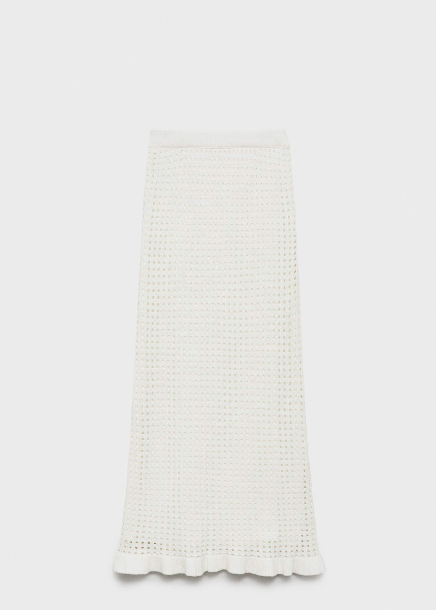 Long knitted skirt - Article without model