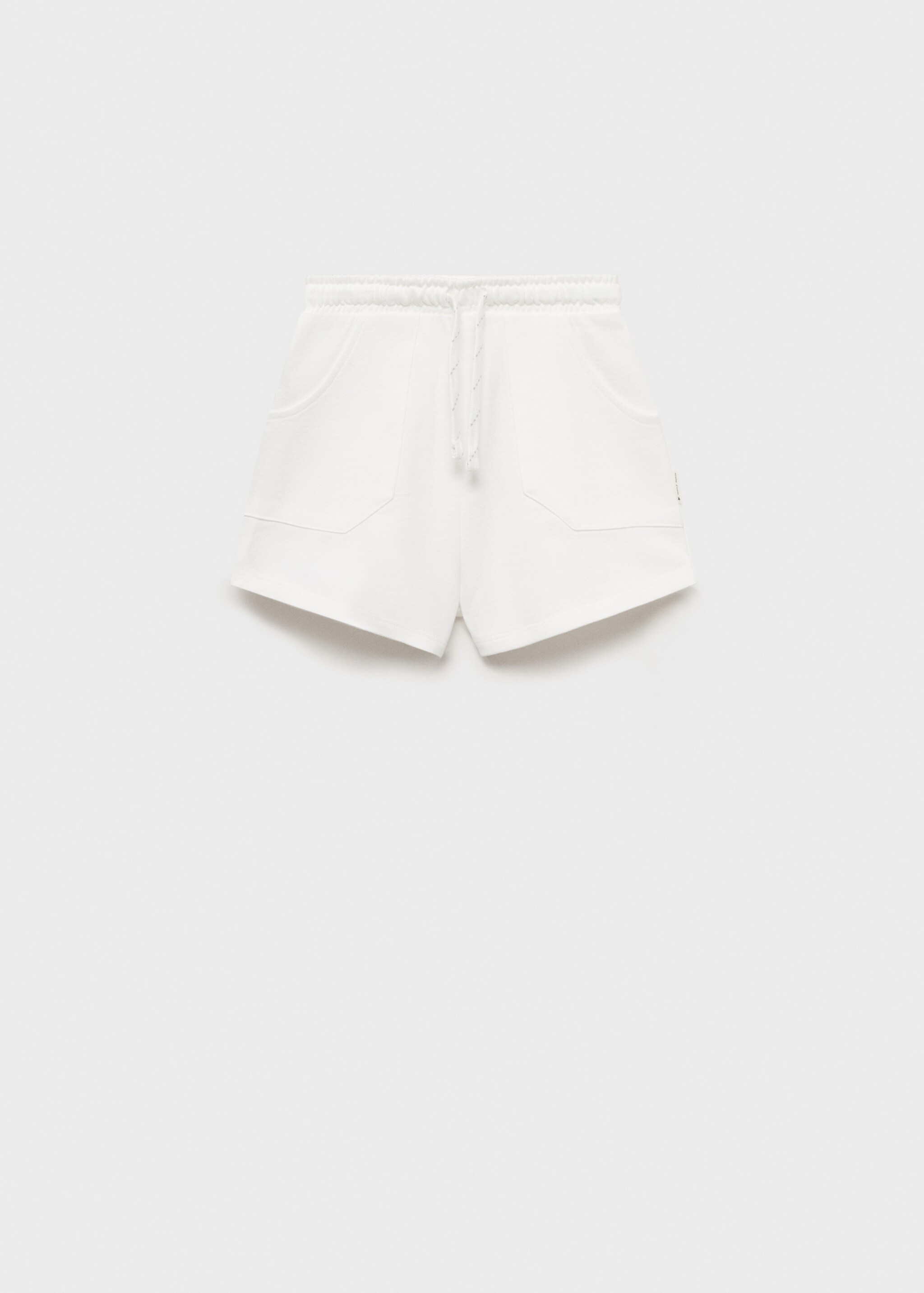 Cotton shorts with elastic waist - Article without model