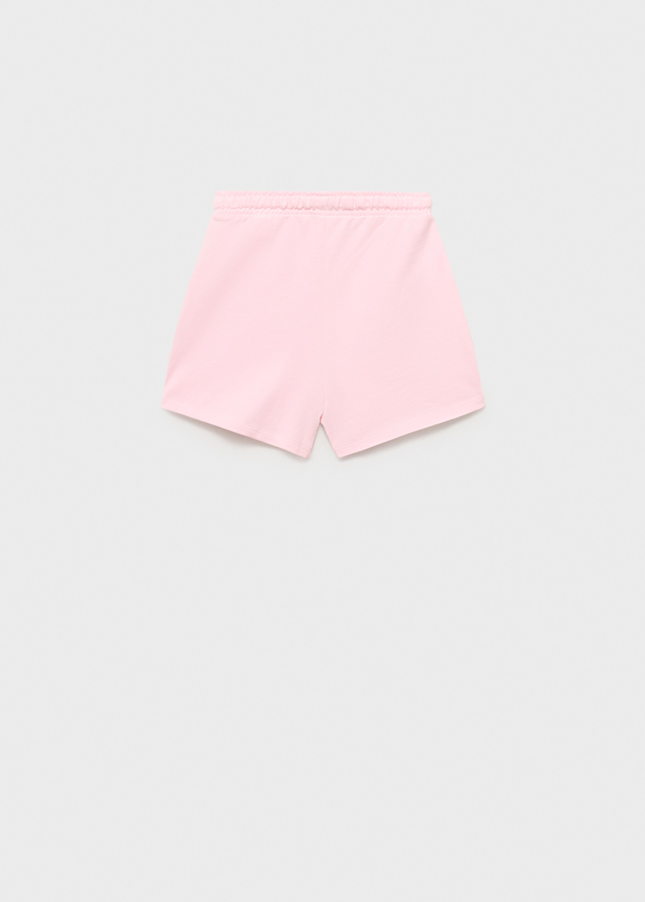 Cotton shorts with elastic waist - Reverse of the article
