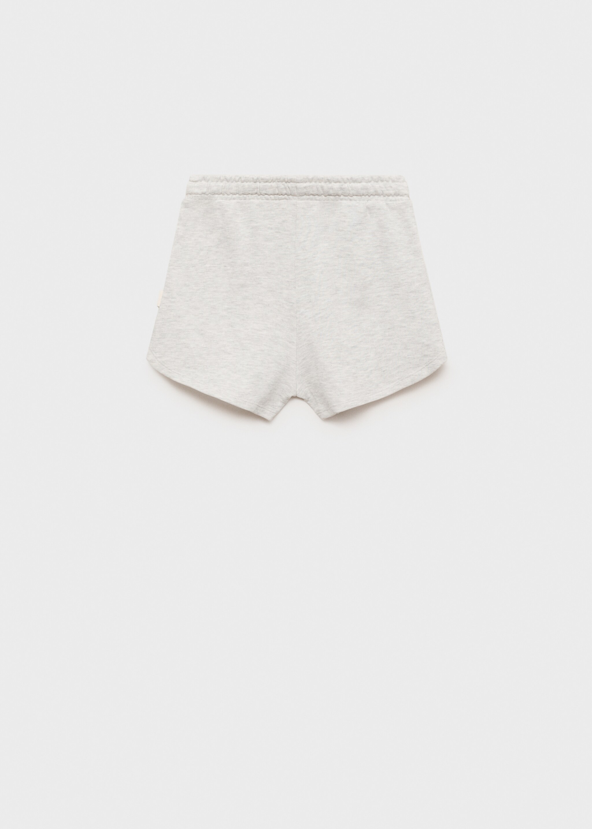 Cotton shorts with elastic waist - Reverse of the article