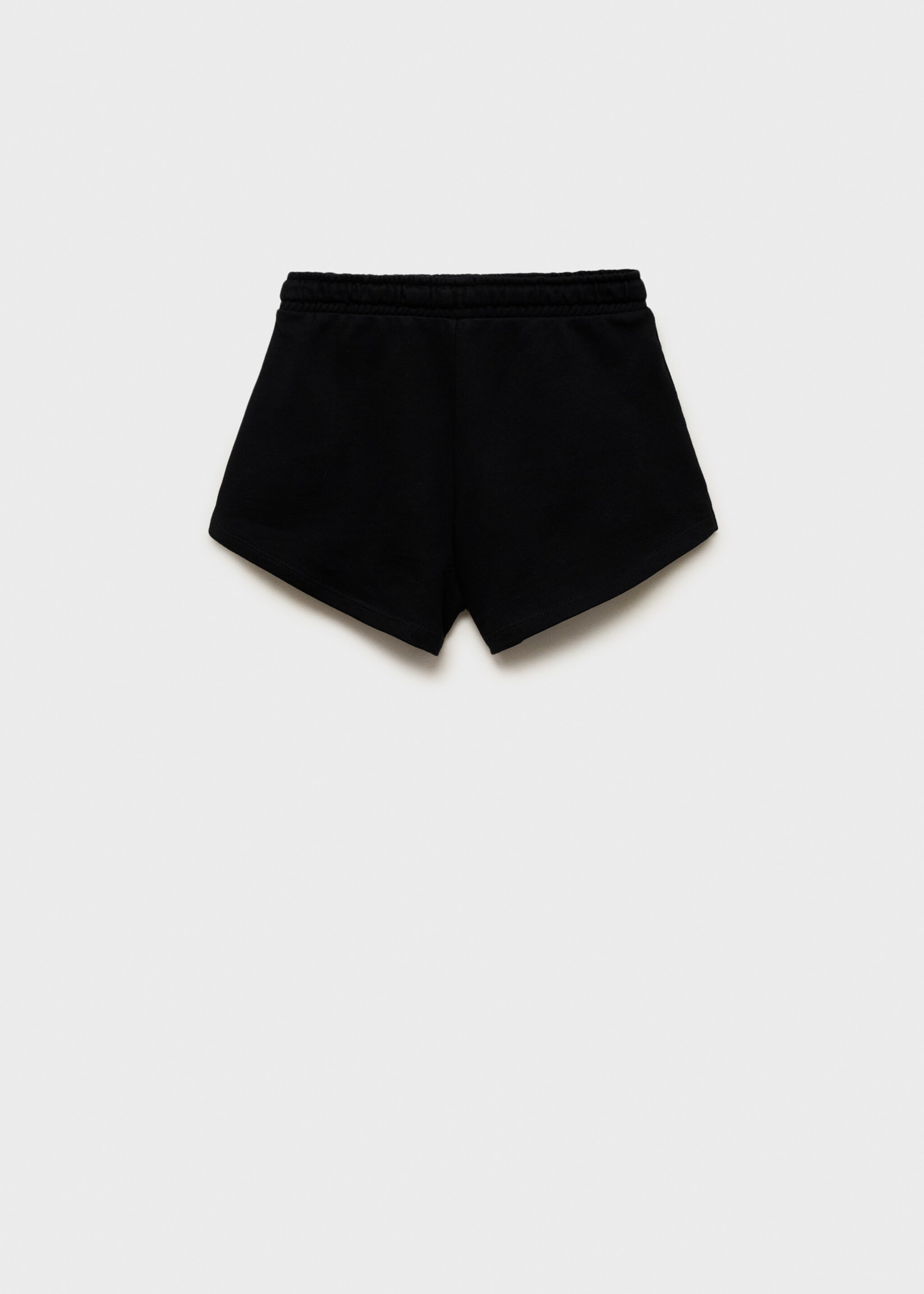 Cotton shorts with elastic waist - Reverse of the article
