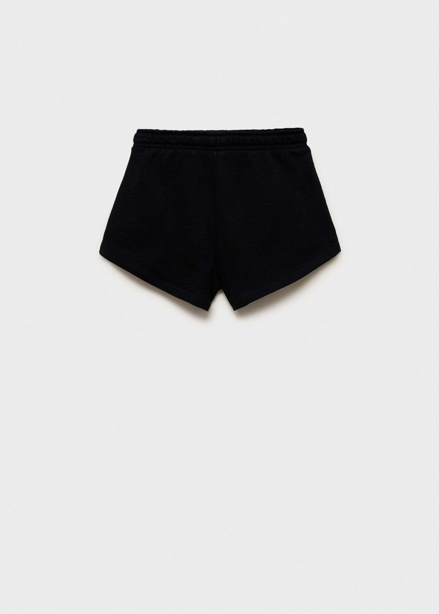 Cotton shorts with elastic waist - Reverse of the article