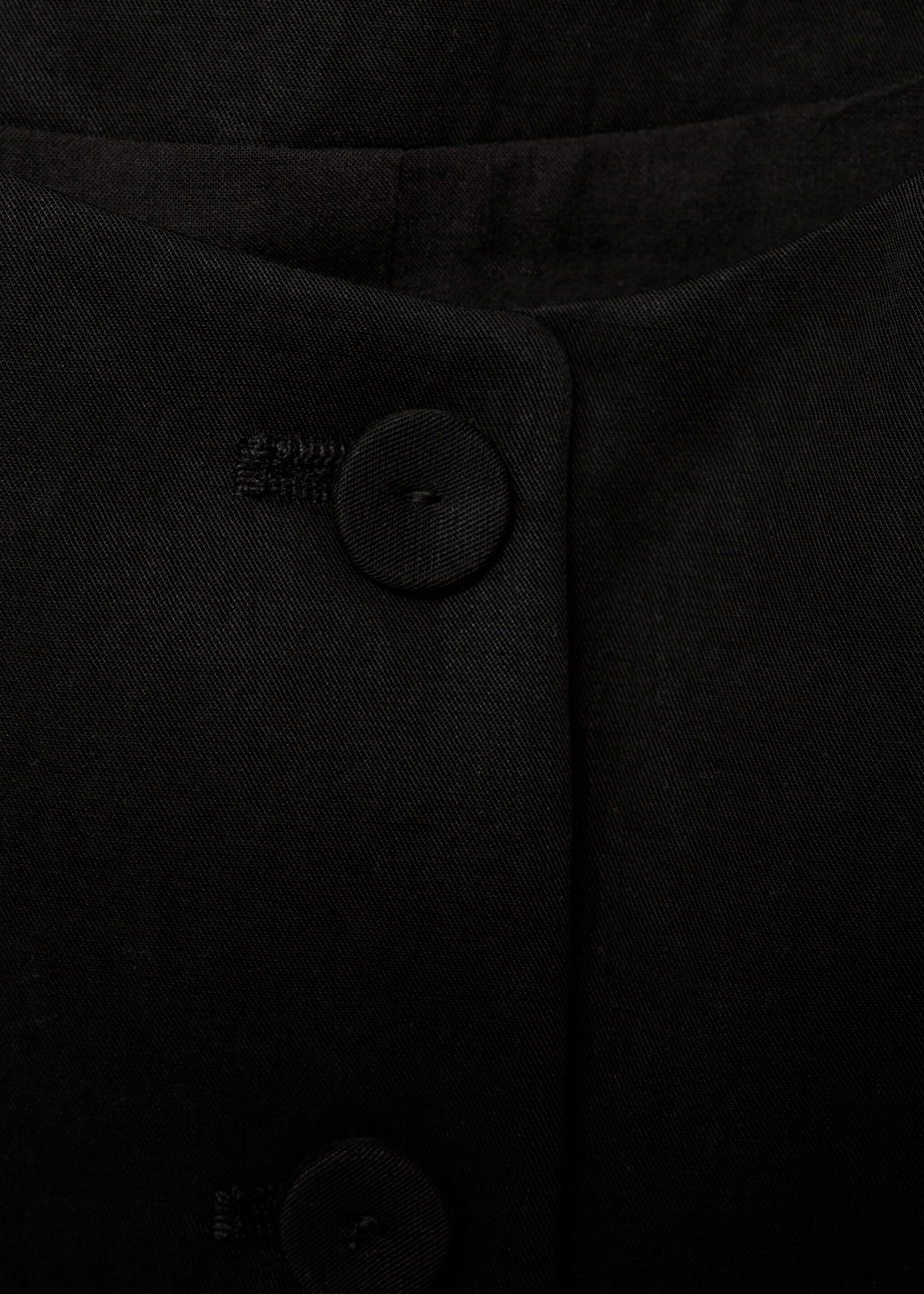 Straight lyocell suit waistcoat - Details of the article 0