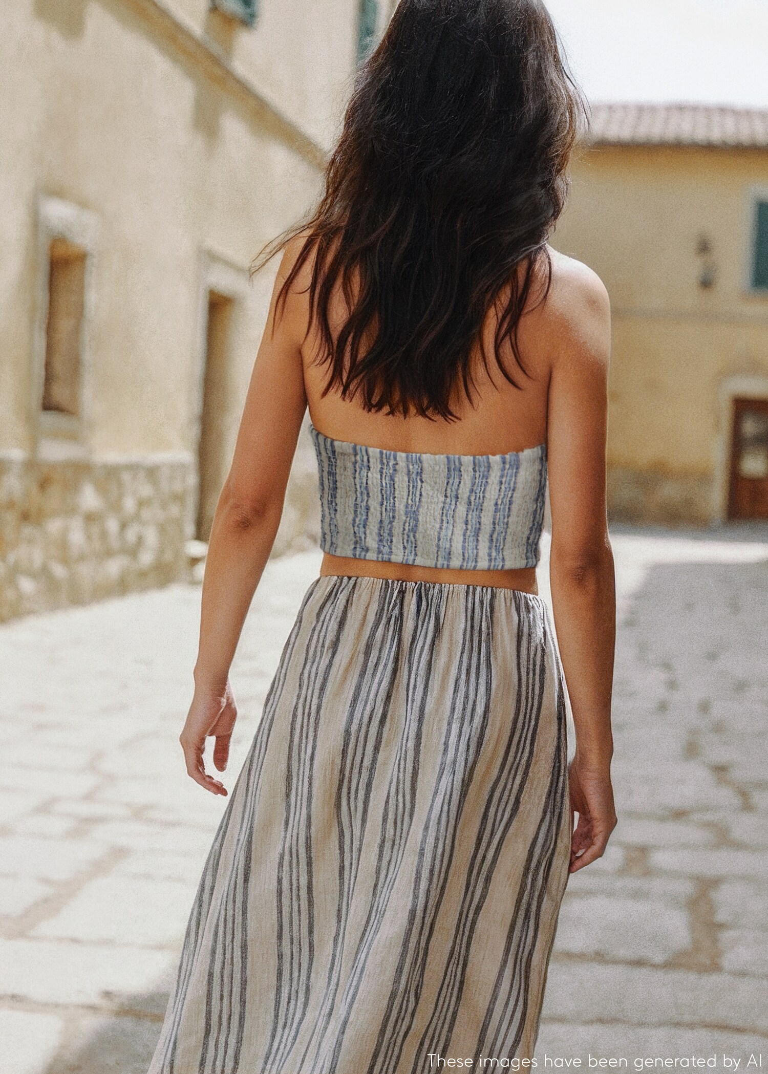 Halter dress with side slits - Details of the article 5