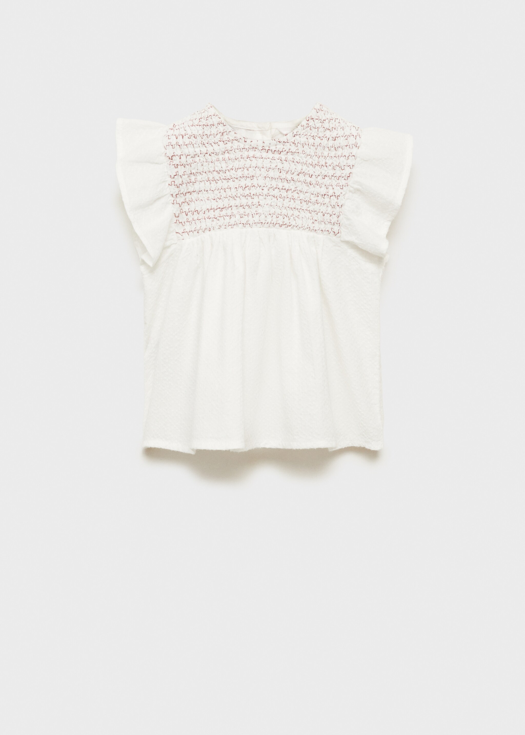 Blouse texturée volants - Article sans modèle