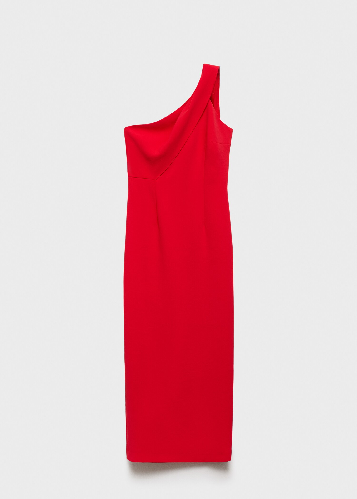 Robe asymétrique col nœud - Article sans modèle