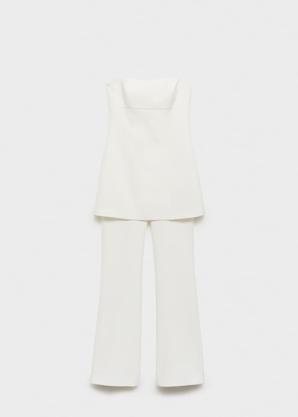 Combined strapless jumpsuit - image 5