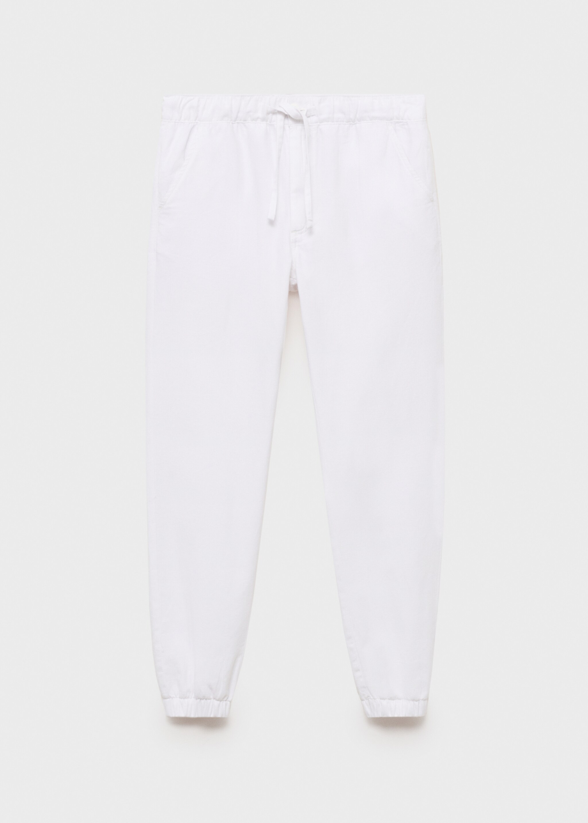 Pantalon jogging lin coton - Article sans modèle