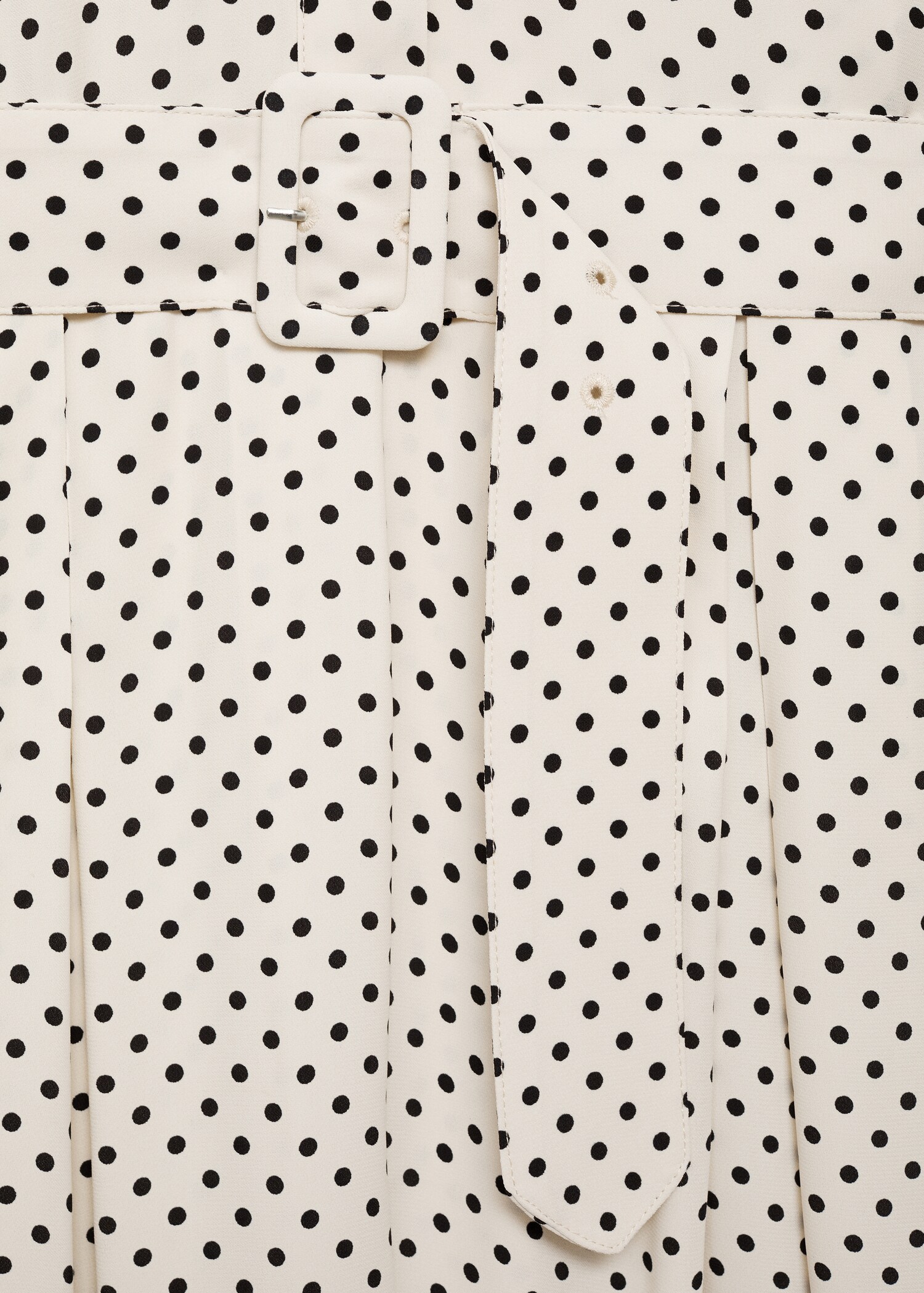 Robe à pois avec ceinture - Détail de l'article 8